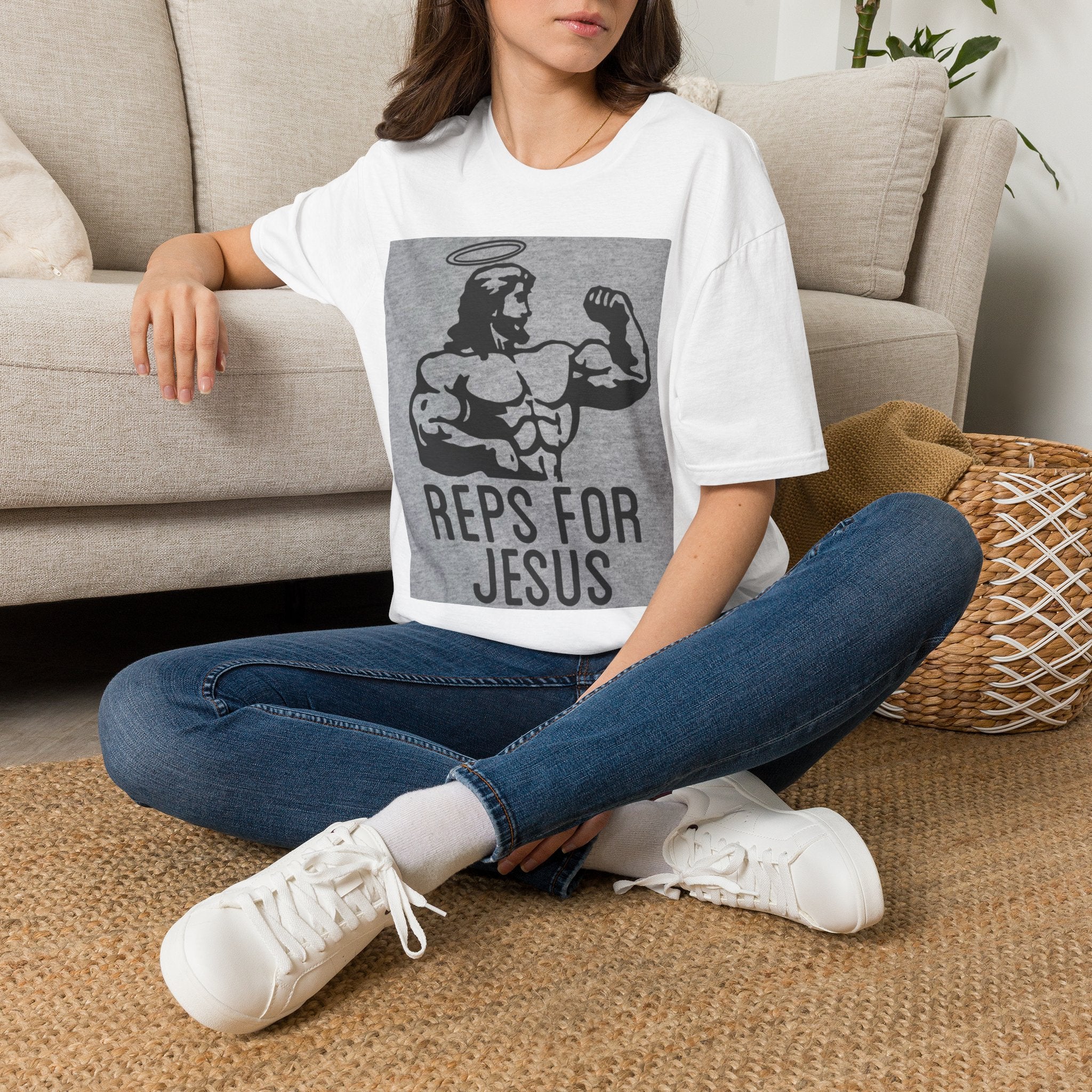 Reps for Jesus T-Shirt — Christian Fitness Graphic Tee