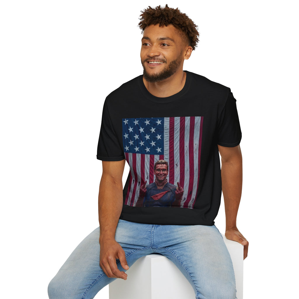 Homelander American Flag Y2K Shirt