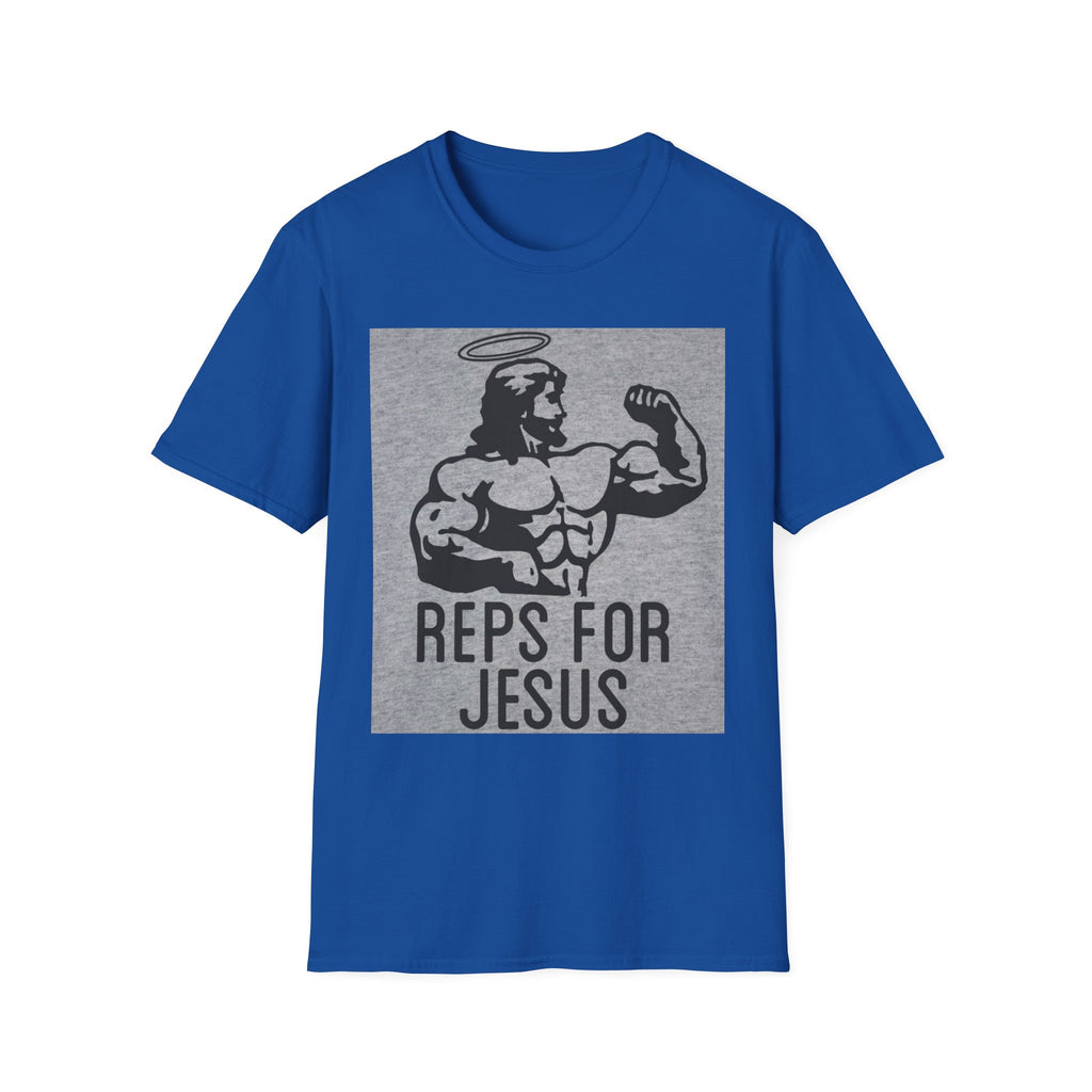 Reps for Jesus T-Shirt — Christian Fitness Graphic Tee