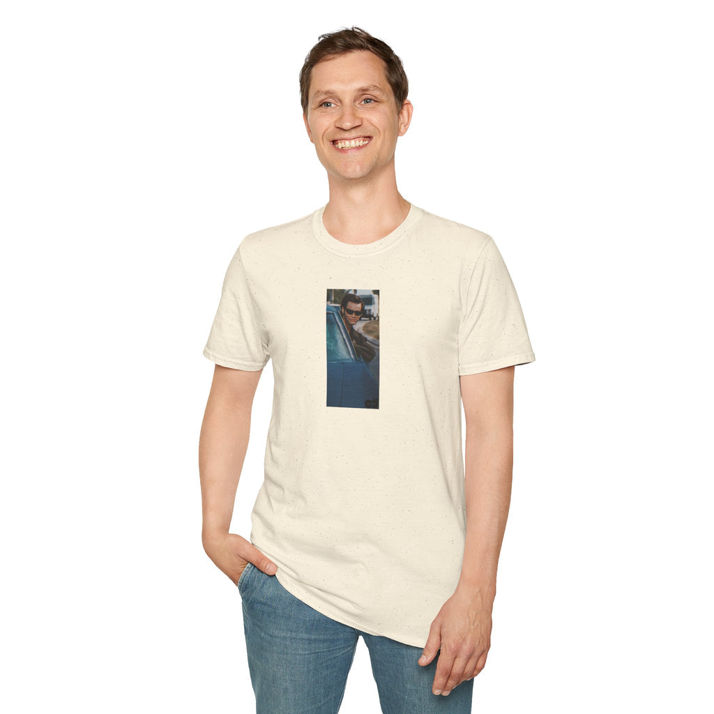 Jim Carrey Cool Car Sunglasses T-Shirt — Funny Retro Celebrity Tee