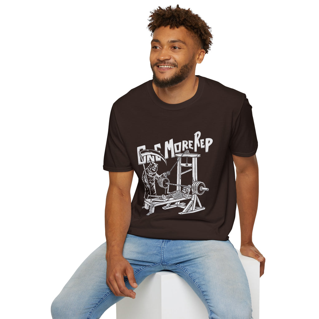 Grim Reaper 'One More Rep' Gym Workout Tee