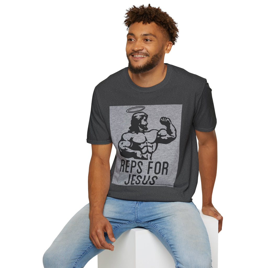 Reps for Jesus T-Shirt — Christian Fitness Graphic Tee