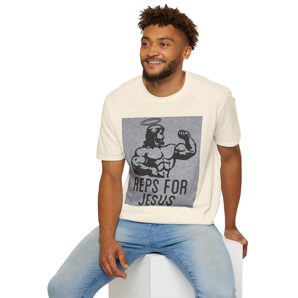 Reps for Jesus T-Shirt — Christian Fitness Graphic Tee