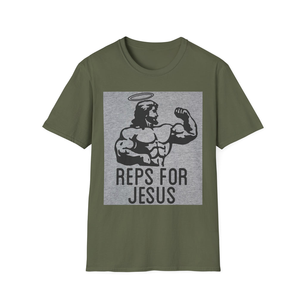 Reps for Jesus T-Shirt — Christian Fitness Graphic Tee