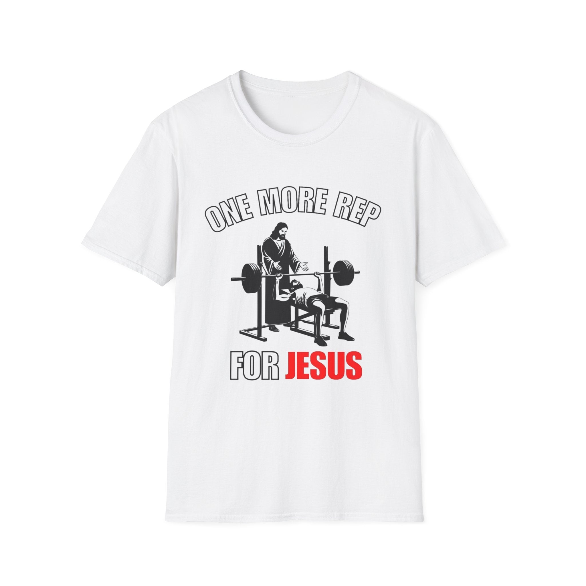 "One More Rep for Jesus" Faith & Fitness Graphic Tee
