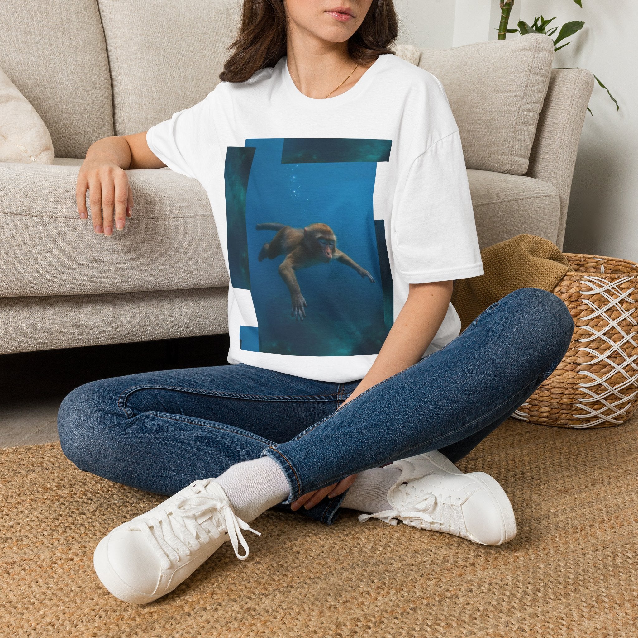 Nirvana Monkey Graphic T-shirt