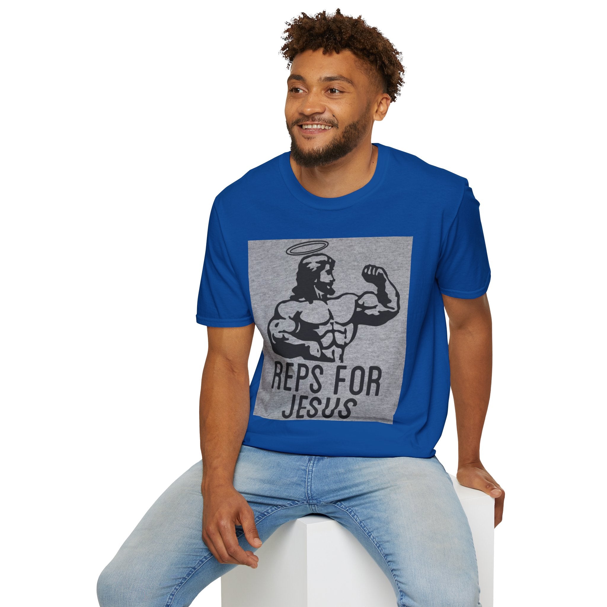 Reps for Jesus T-Shirt — Christian Fitness Graphic Tee