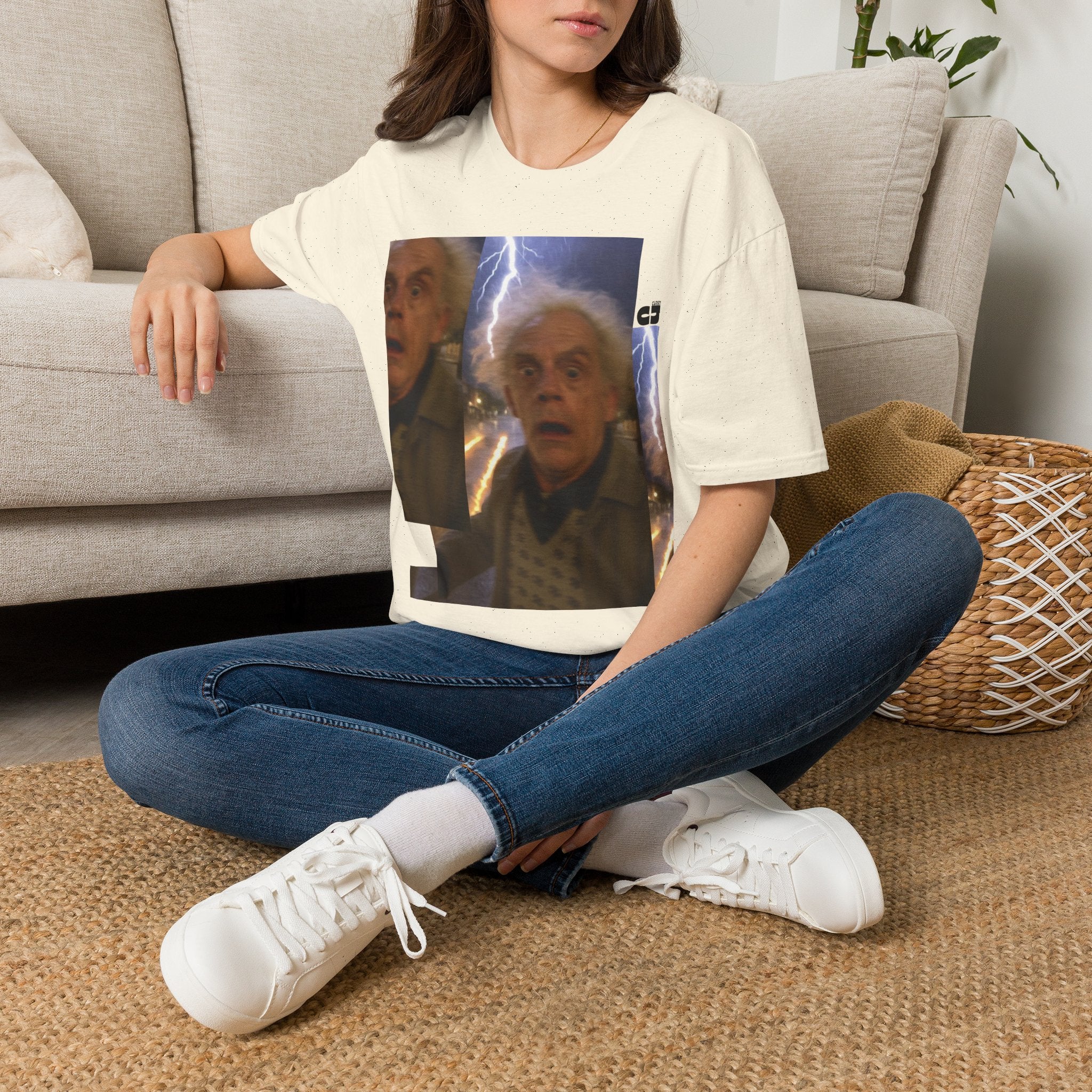 Back to the Future Scientist Shocked T-Shirt — Marty Time-Travel Retro Tee