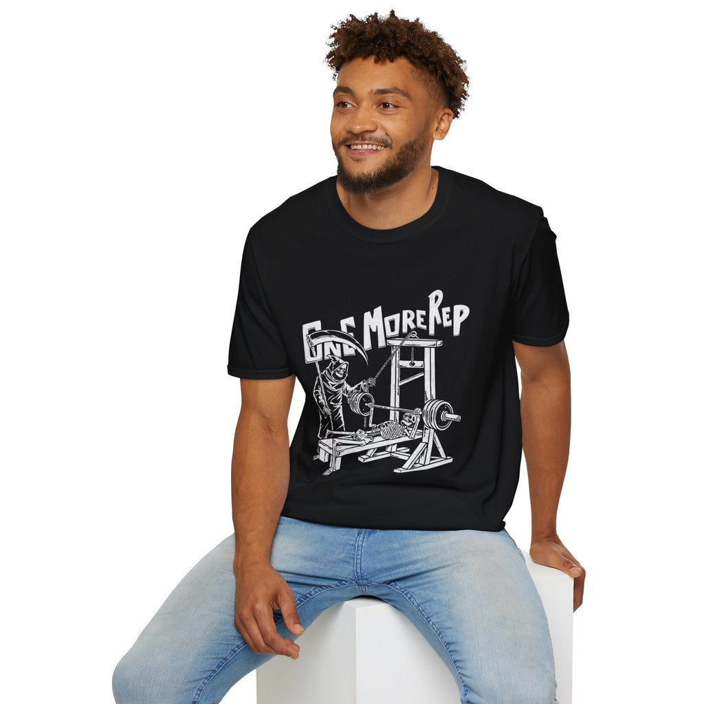 Grim Reaper 'One More Rep' Gym Workout Tee