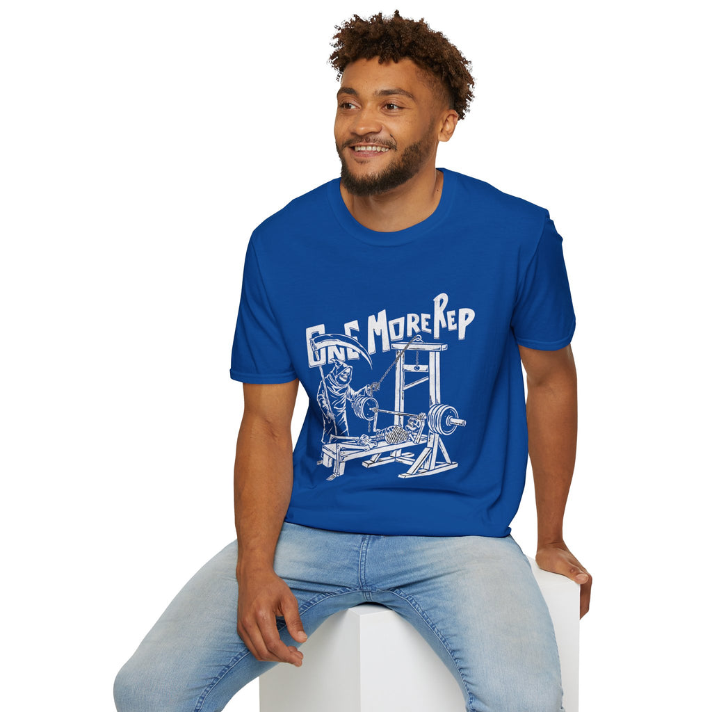 Grim Reaper 'One More Rep' Gym Workout Tee