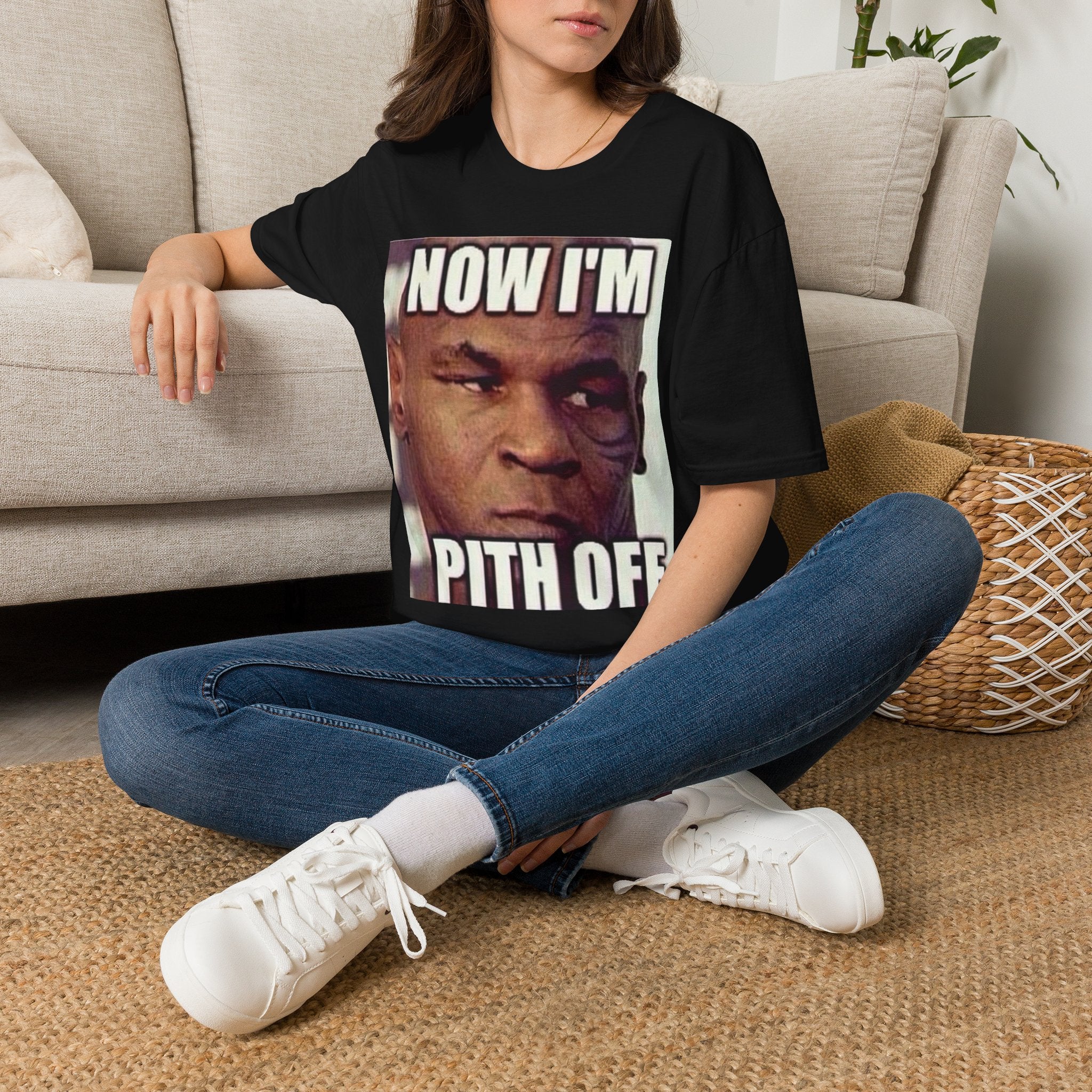 Mike Tyson Funny Meme T-Shirt — "Now I’m Pissed Off"
