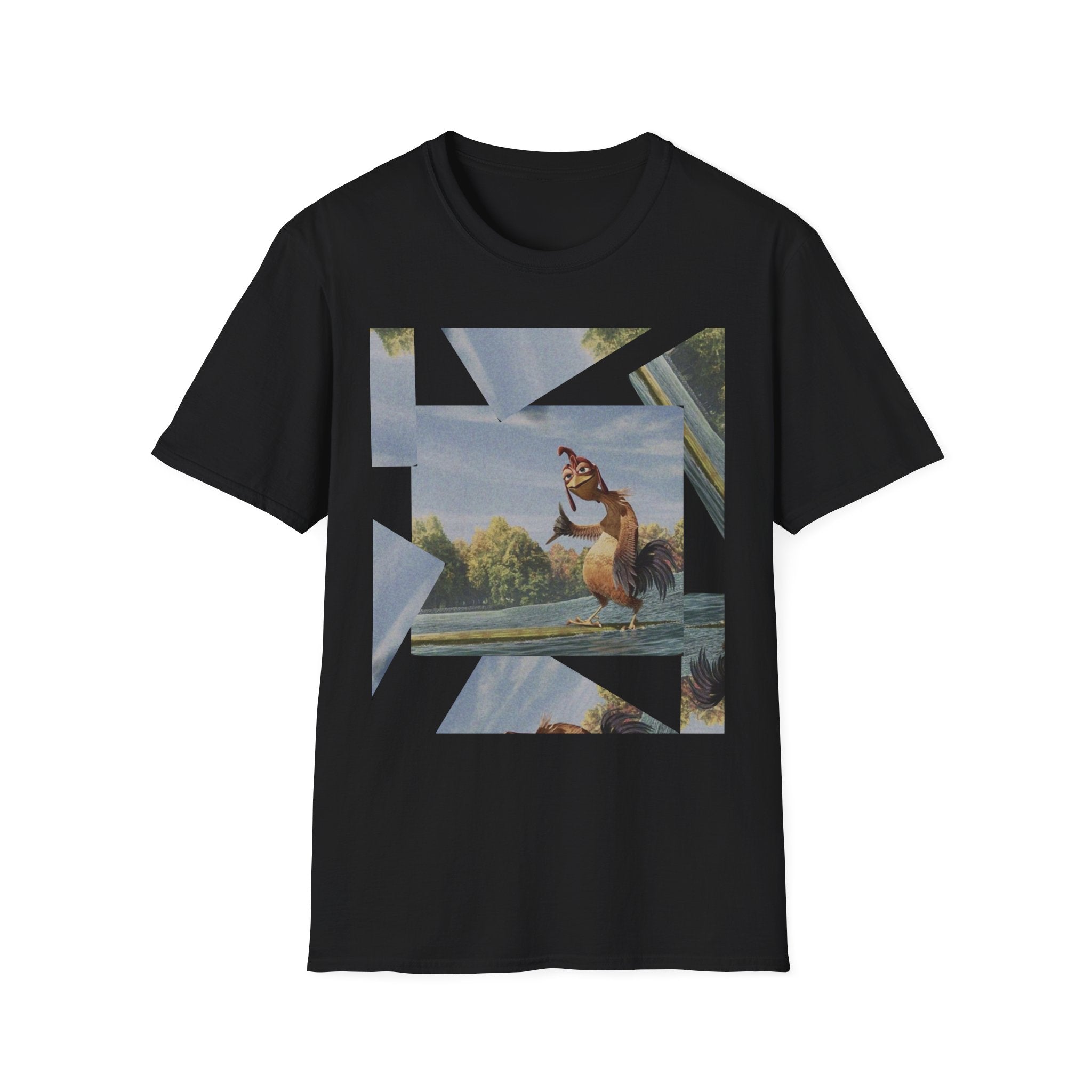 Chicken Joe Surf's Up T-Shirt — Laid-Back Surfing Rooster Tee