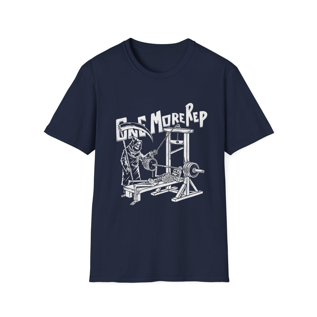 Grim Reaper 'One More Rep' Gym Workout Tee