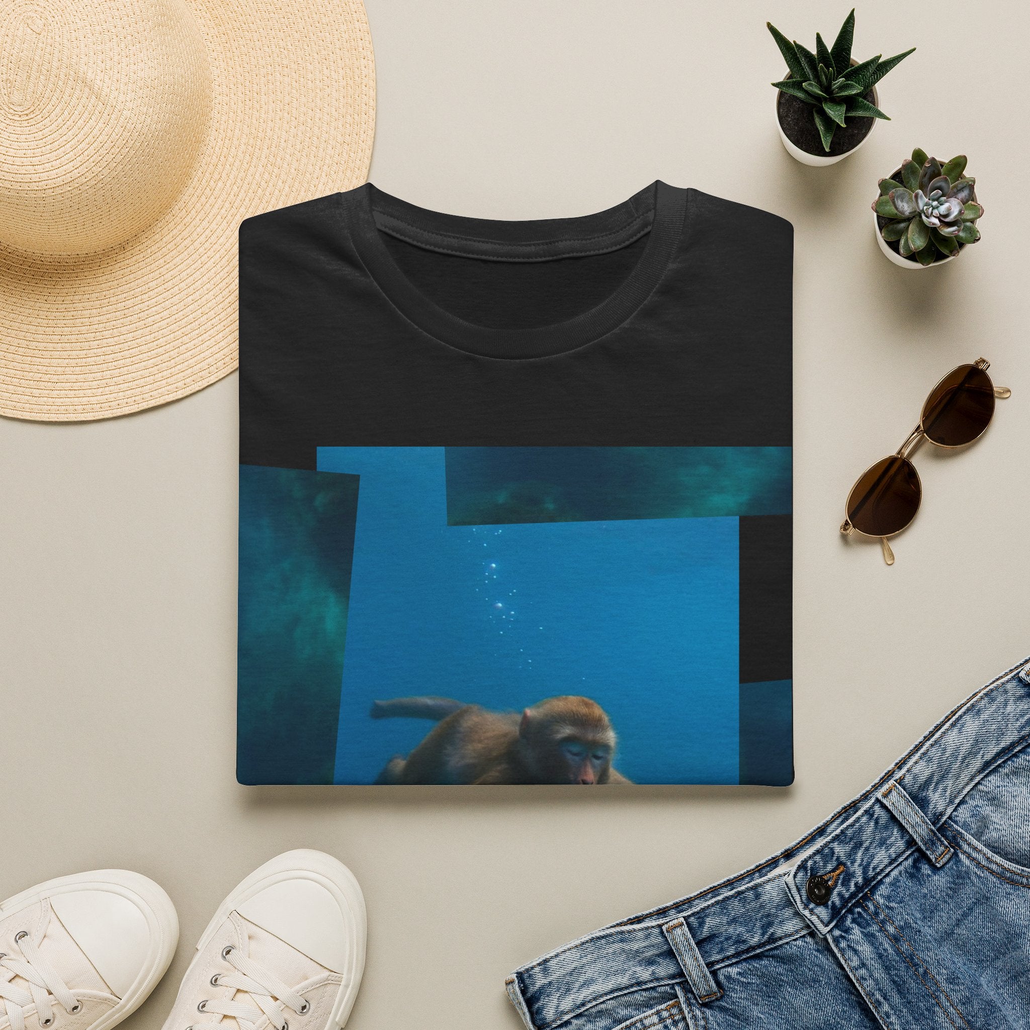 Nirvana Monkey Graphic T-shirt