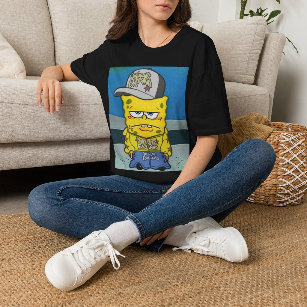 SpongeBob Streetwear Tee — Y2K Graphic T-shirt