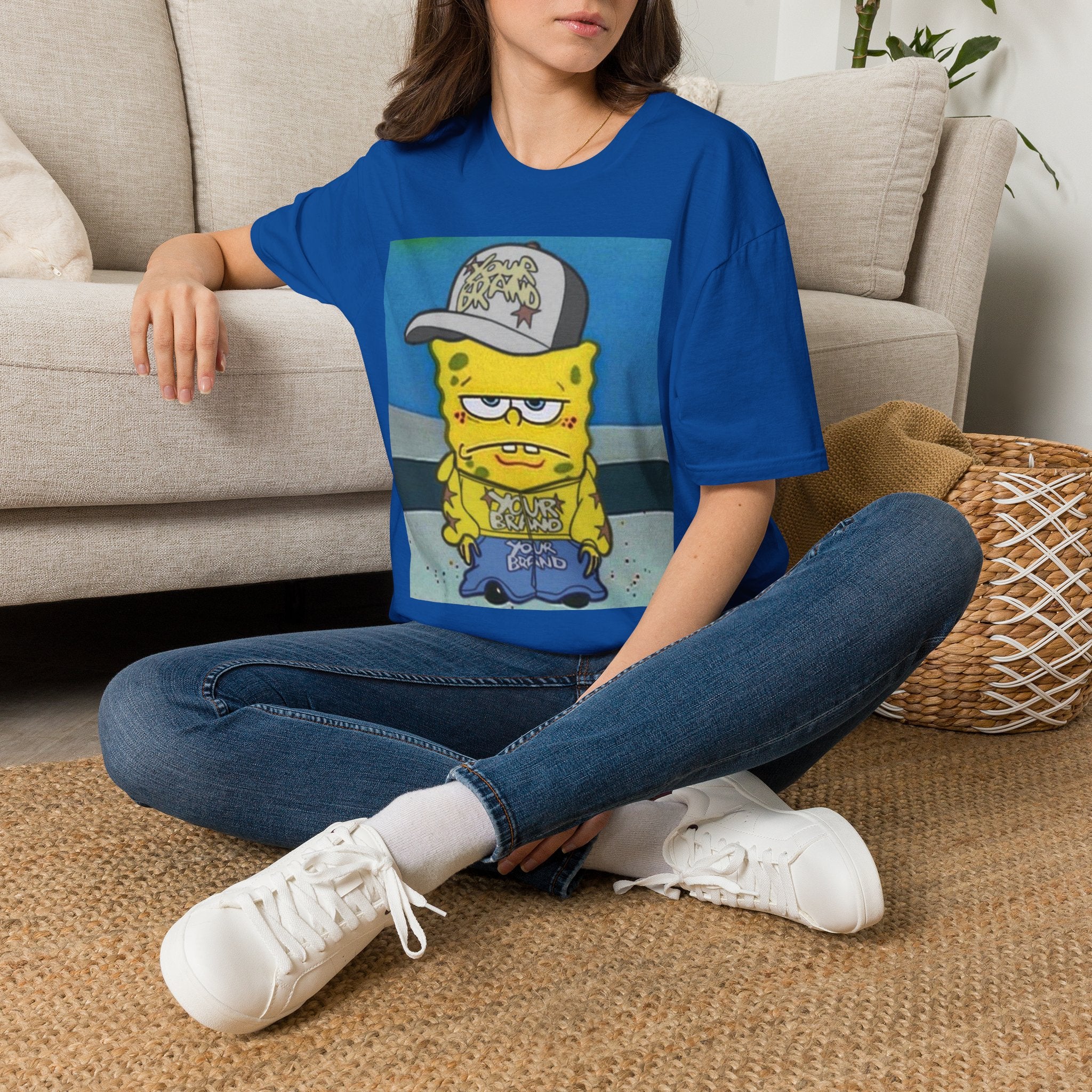 SpongeBob Streetwear Tee — Y2K Graphic T-shirt
