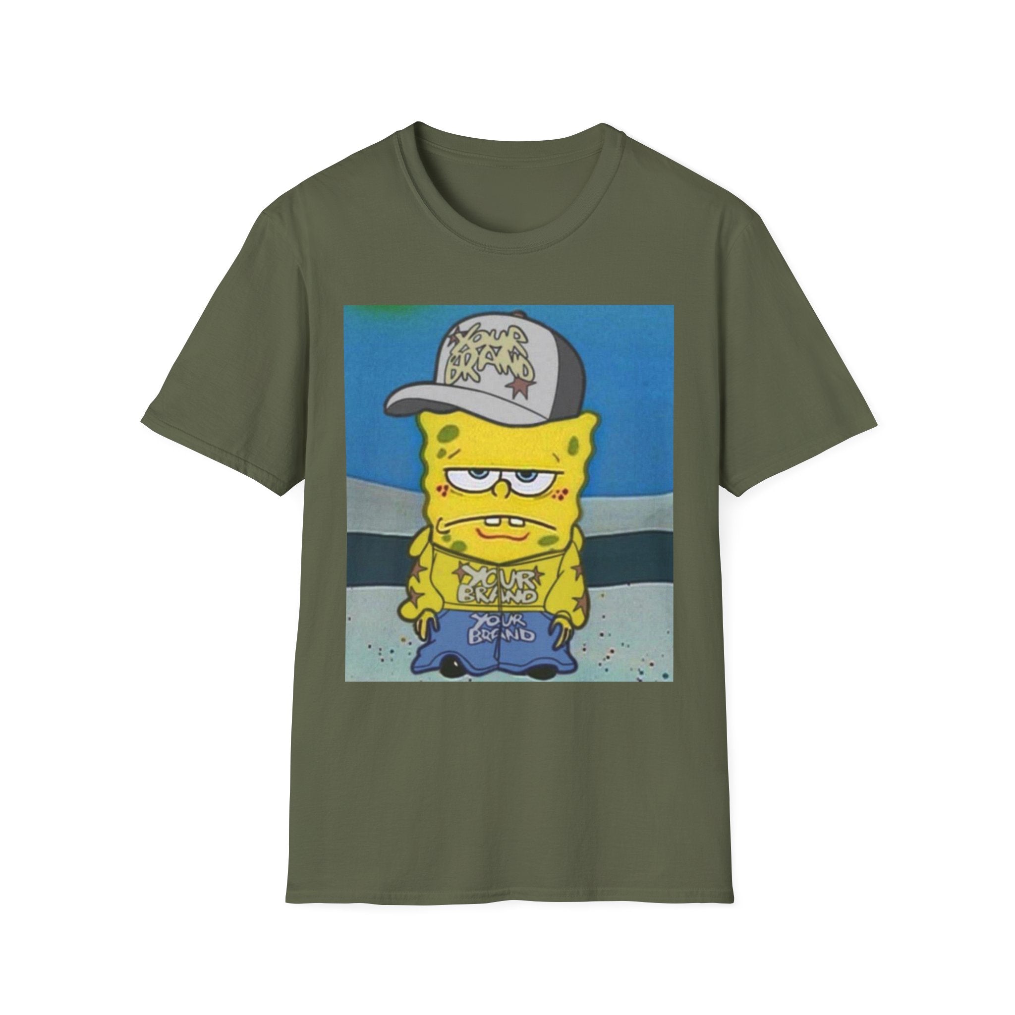 SpongeBob Streetwear Tee — Y2K Graphic T-shirt