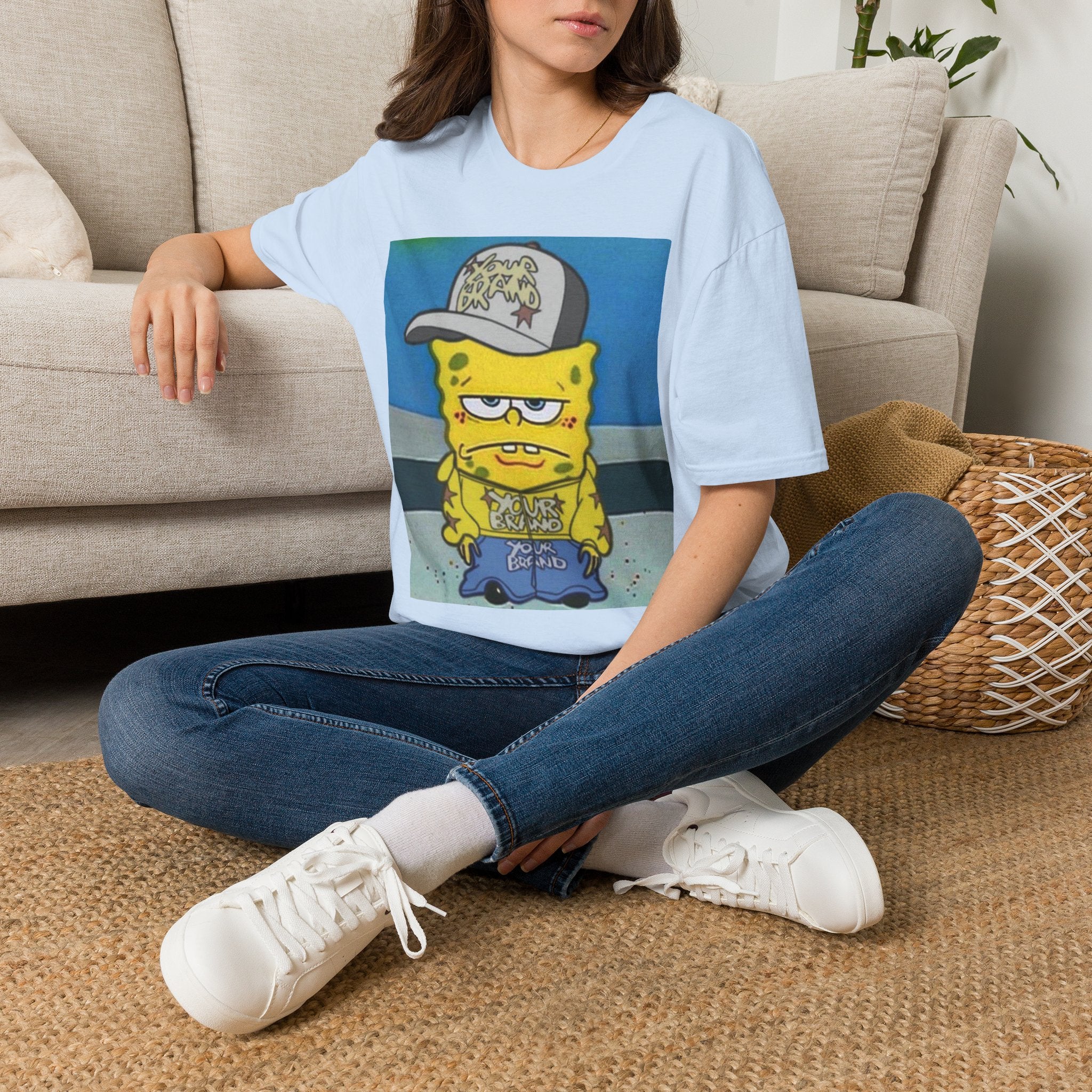 SpongeBob Streetwear Tee — Y2K Graphic T-shirt