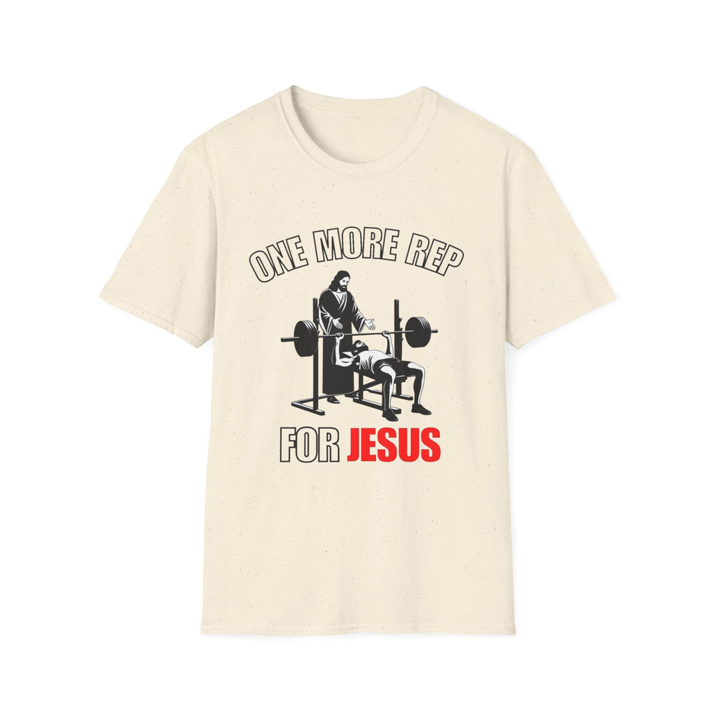 "One More Rep for Jesus" Faith & Fitness Graphic Tee