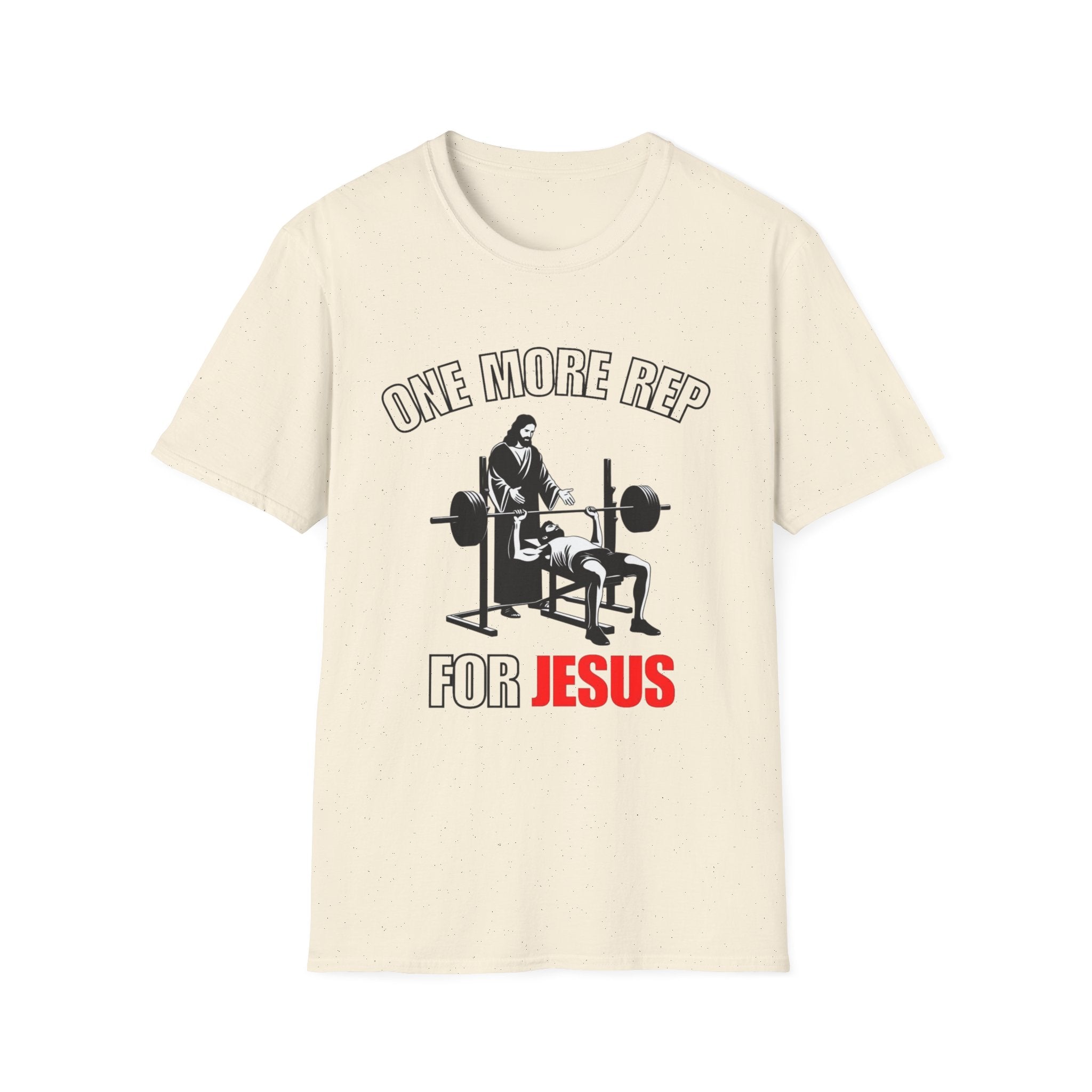 "One More Rep for Jesus" Faith & Fitness Graphic Tee