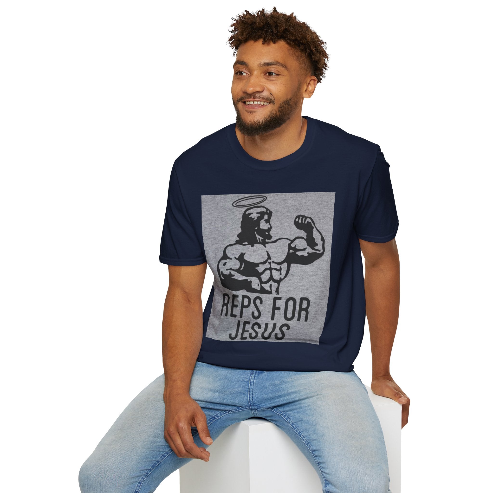 Reps for Jesus T-Shirt — Christian Fitness Graphic Tee