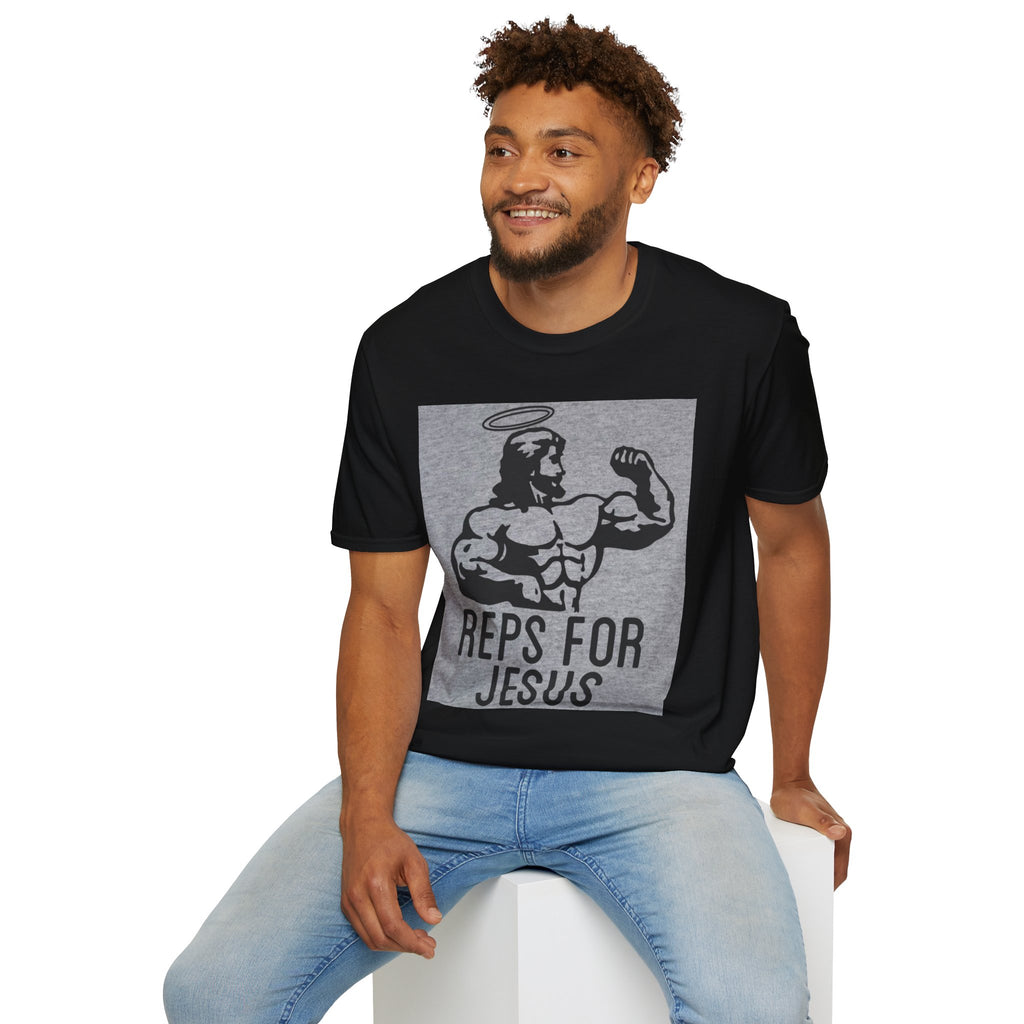 Reps for Jesus T-Shirt — Christian Fitness Graphic Tee
