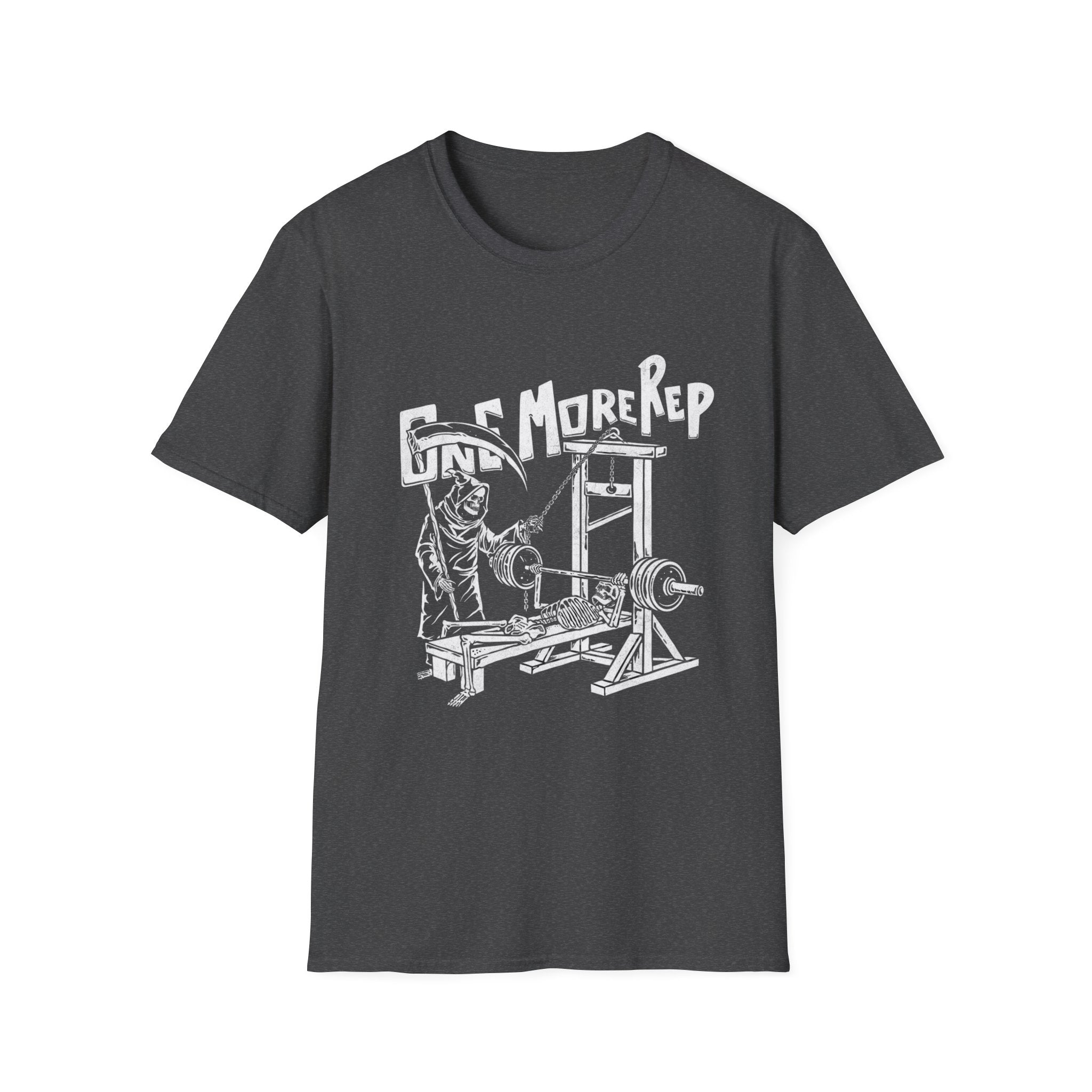 Grim Reaper 'One More Rep' Gym Workout Tee
