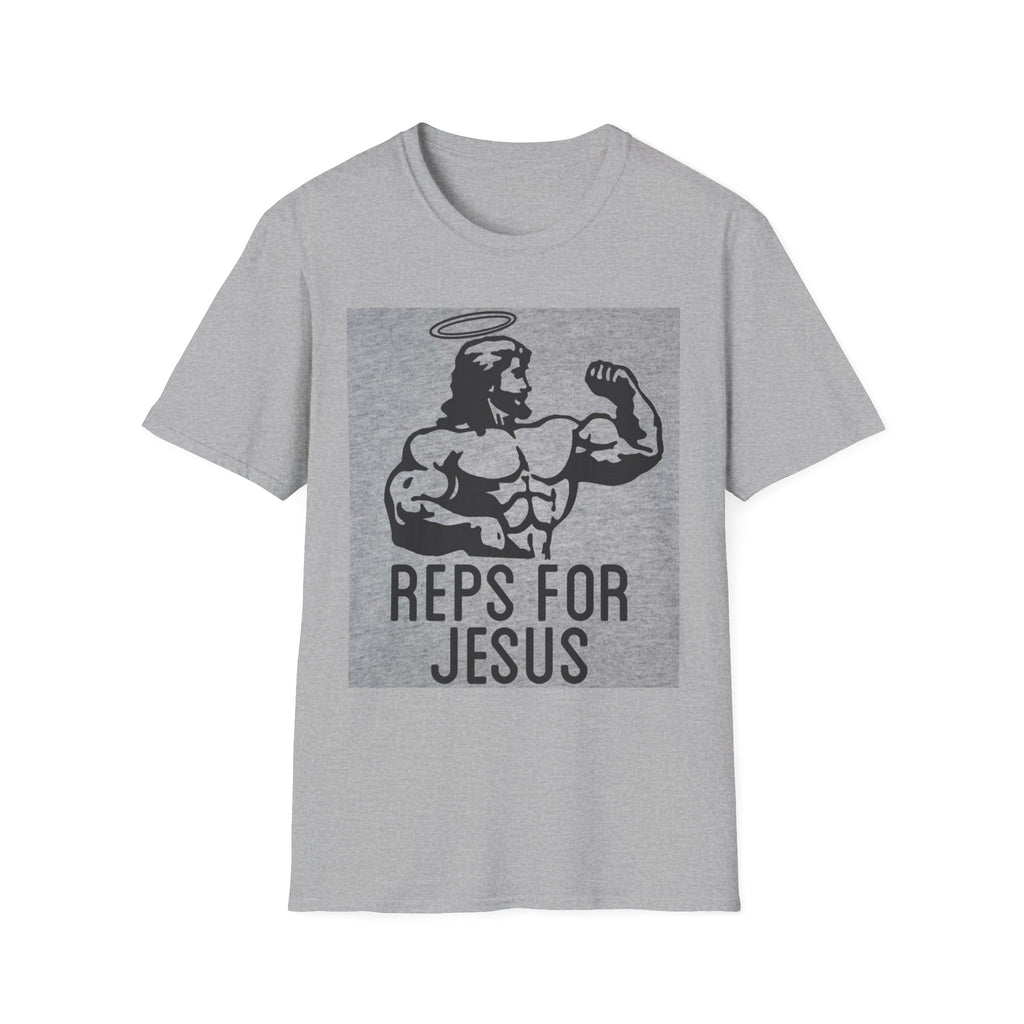 Reps for Jesus T-Shirt — Christian Fitness Graphic Tee