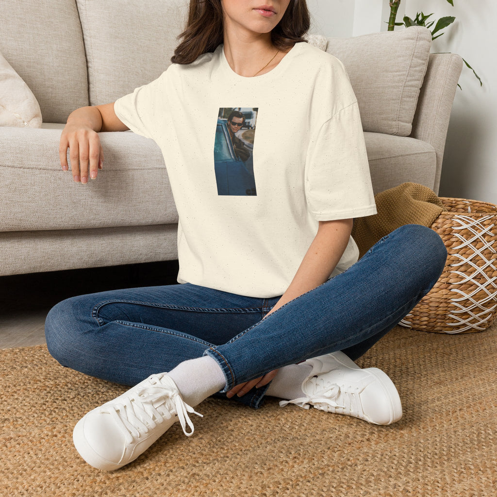 Jim Carrey Cool Car Sunglasses T-Shirt — Funny Retro Celebrity Tee