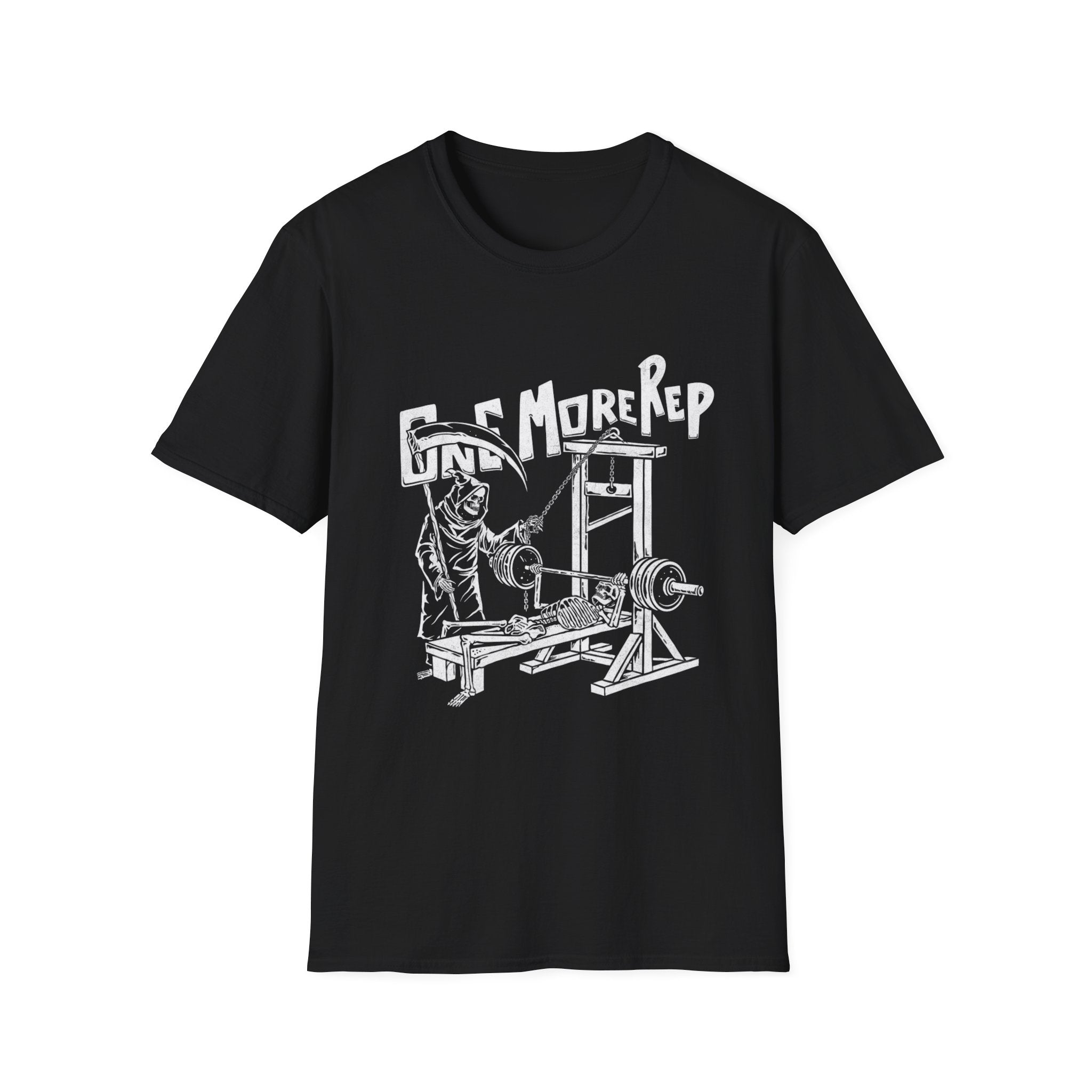 Grim Reaper 'One More Rep' Gym Workout Tee