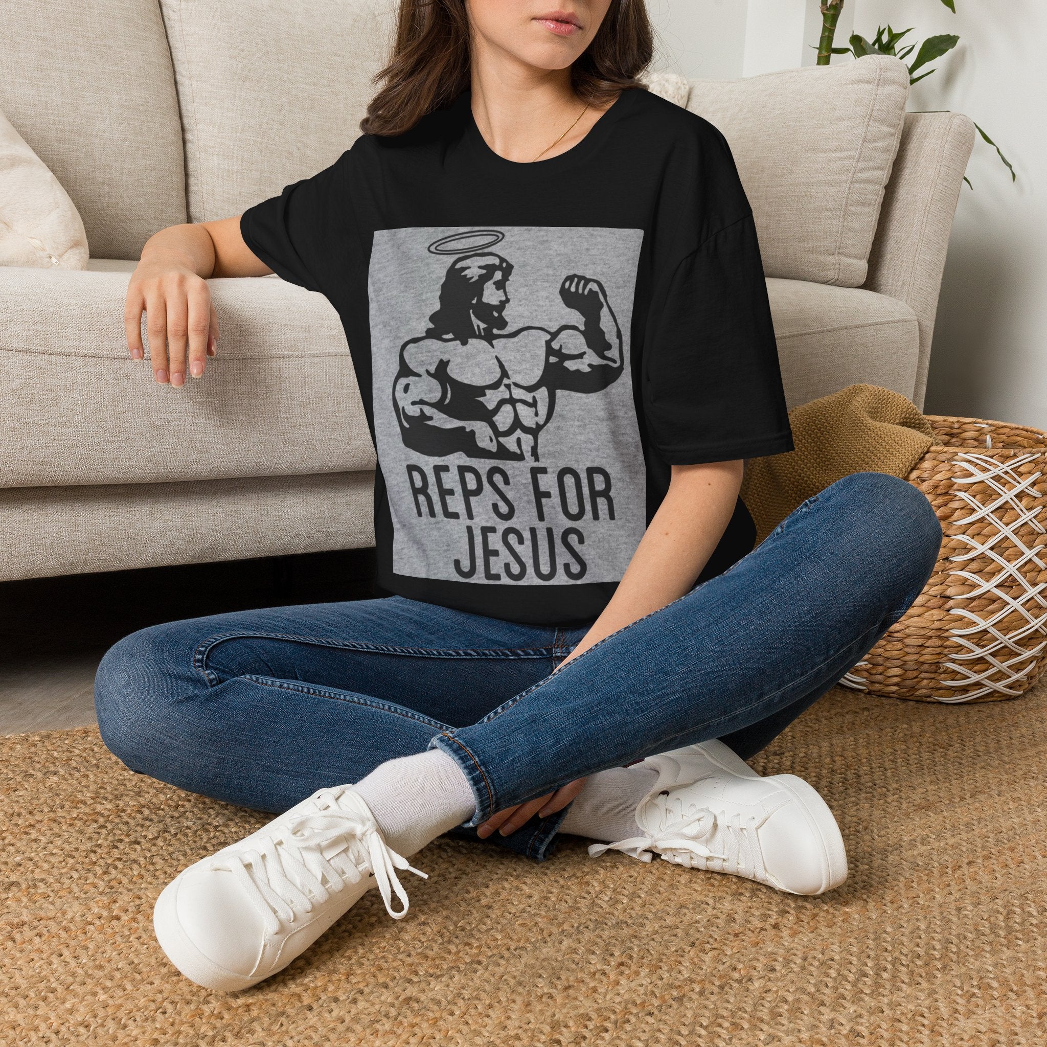 Reps for Jesus T-Shirt — Christian Fitness Graphic Tee