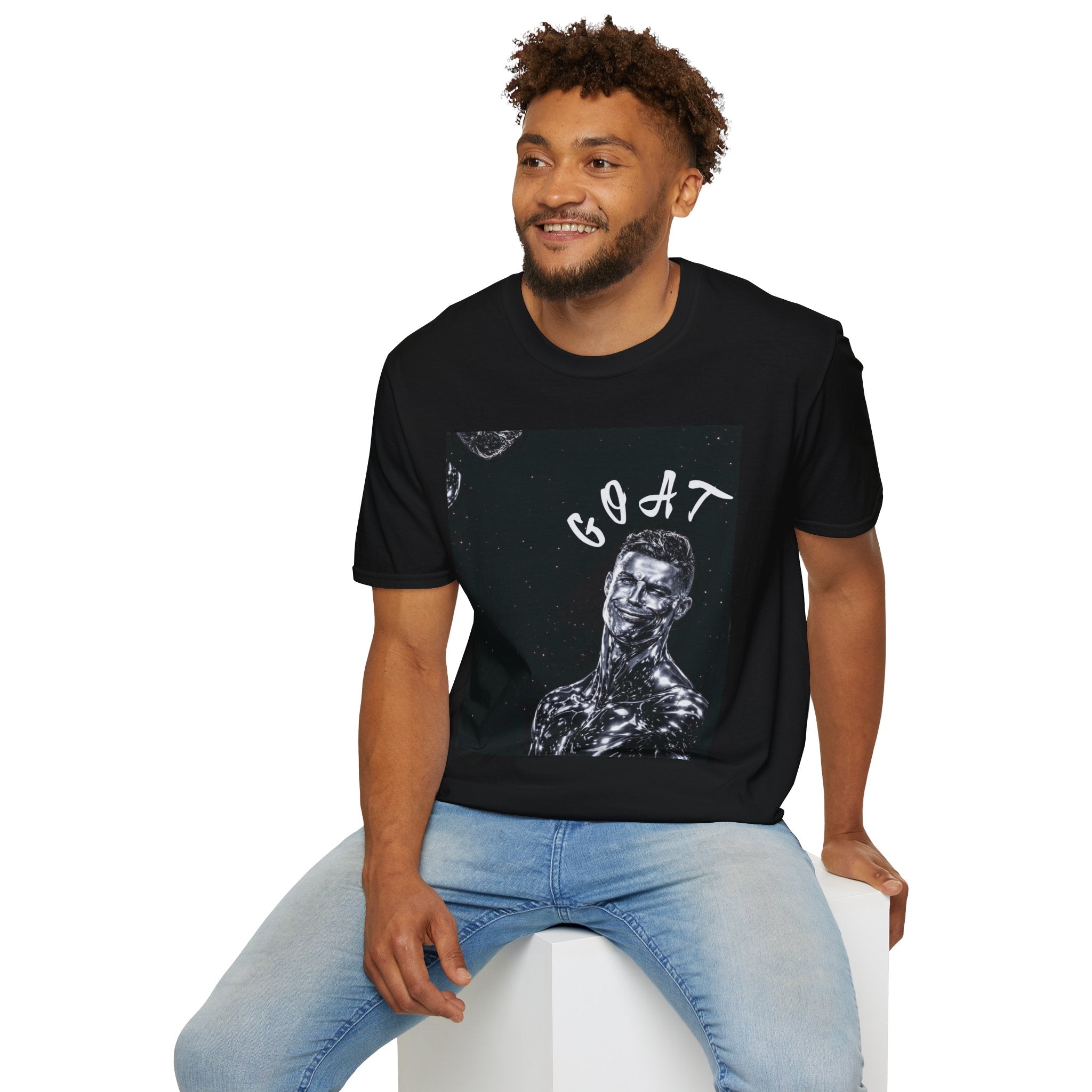 Cristiano Ronaldo GOAT Silver Surfer T-Shirt