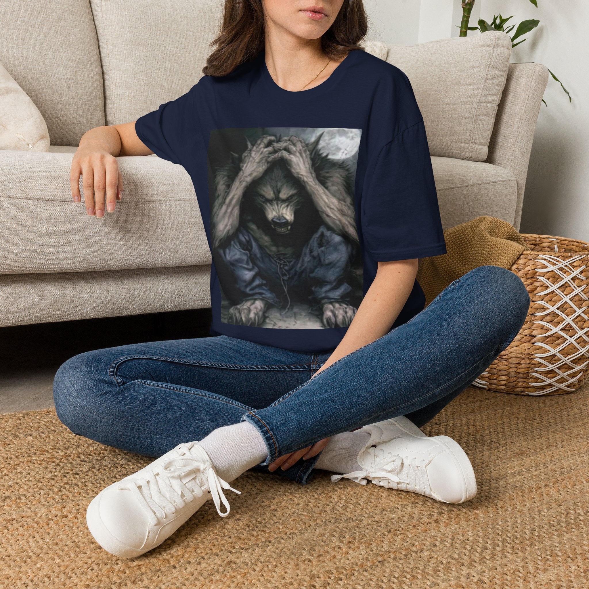 Lone Wolf Graphic Tee Y2K