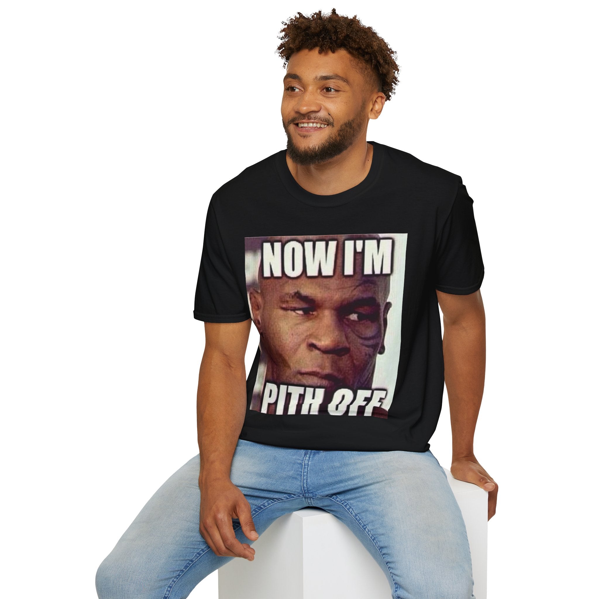 Mike Tyson Funny Meme T-Shirt — "Now I’m Pissed Off"