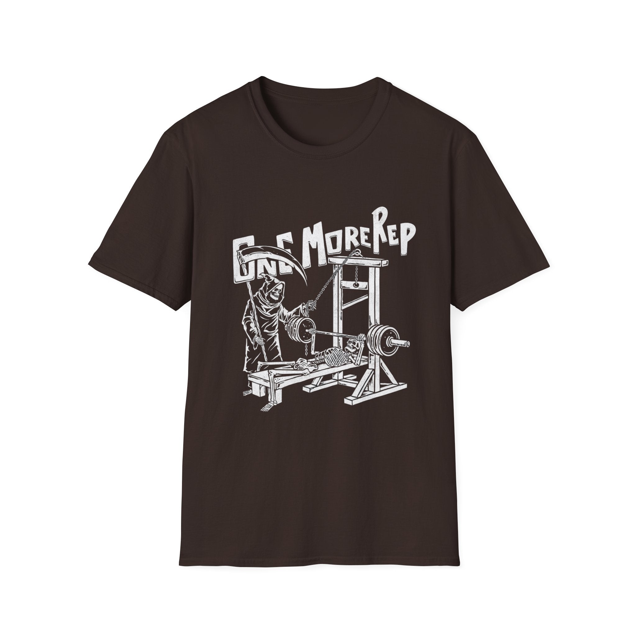 Grim Reaper 'One More Rep' Gym Workout Tee
