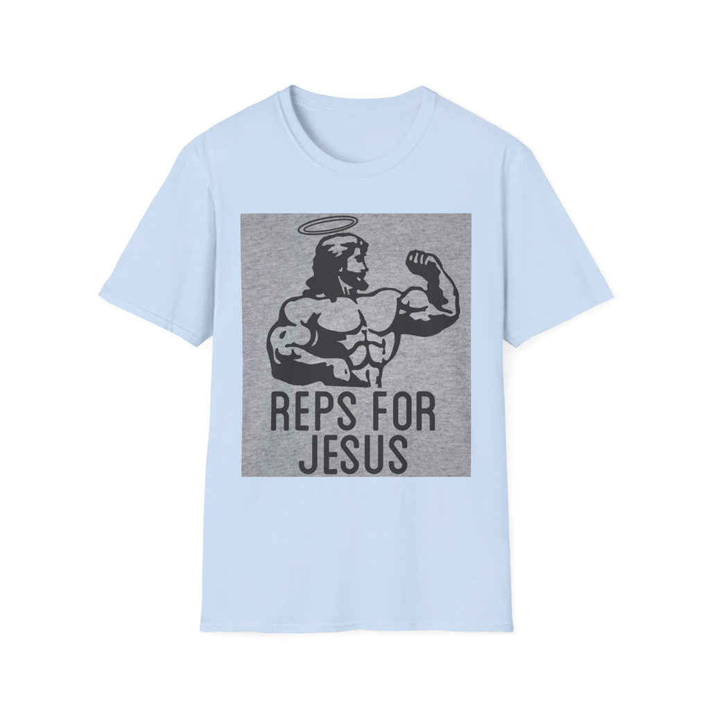 Reps for Jesus T-Shirt — Christian Fitness Graphic Tee