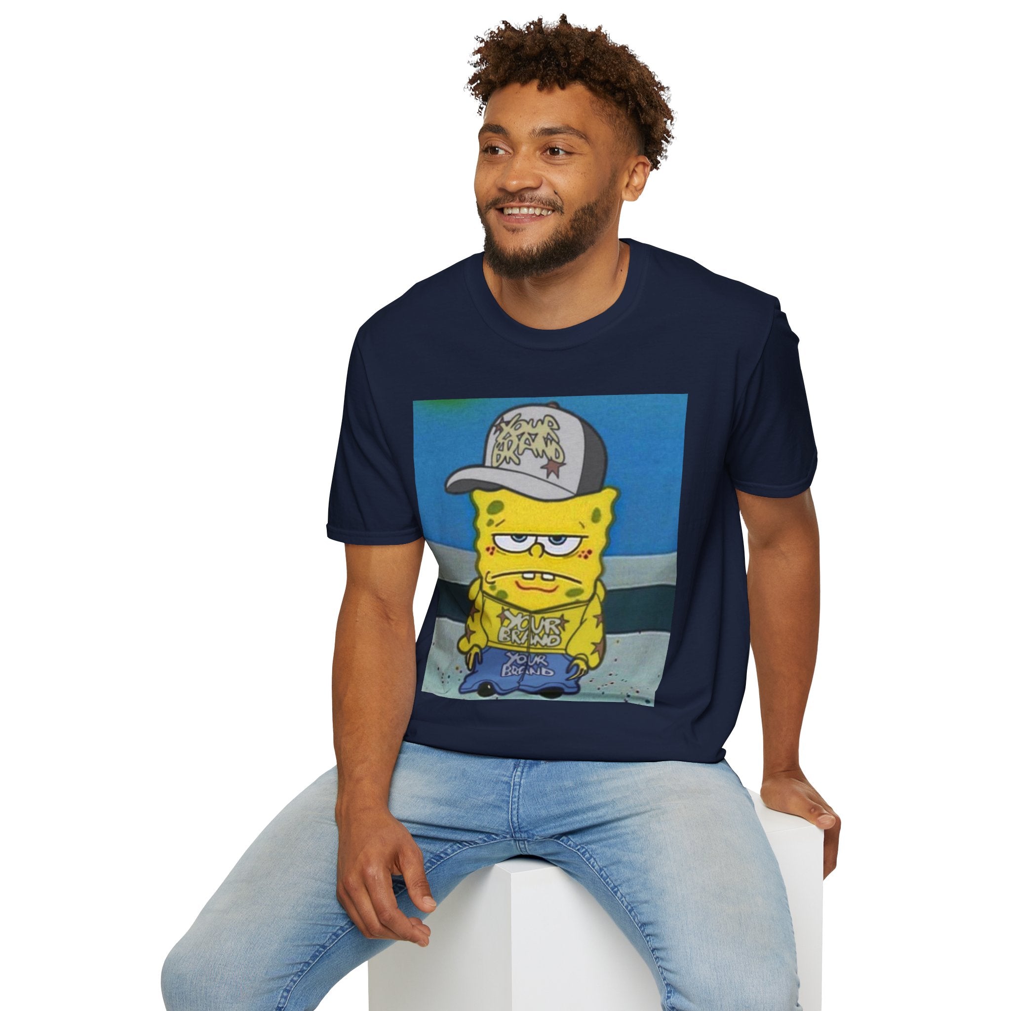 SpongeBob Streetwear Tee — Y2K Graphic T-shirt