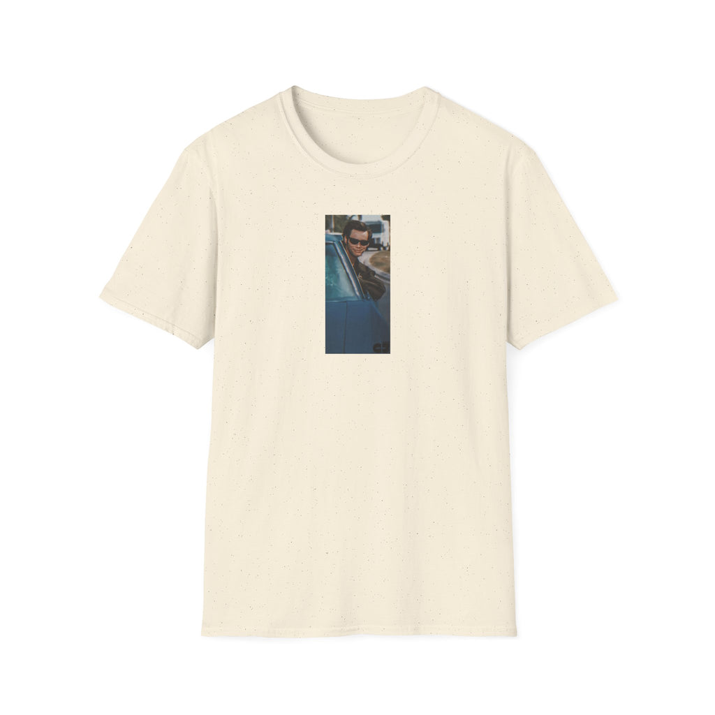 Jim Carrey Cool Car Sunglasses T-Shirt — Funny Retro Celebrity Tee