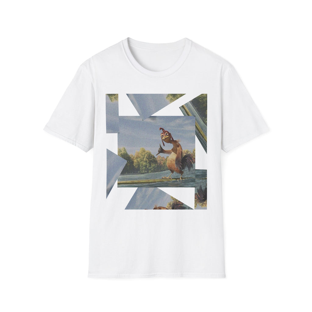 Chicken Joe Surf's Up T-Shirt — Laid-Back Surfing Rooster Tee
