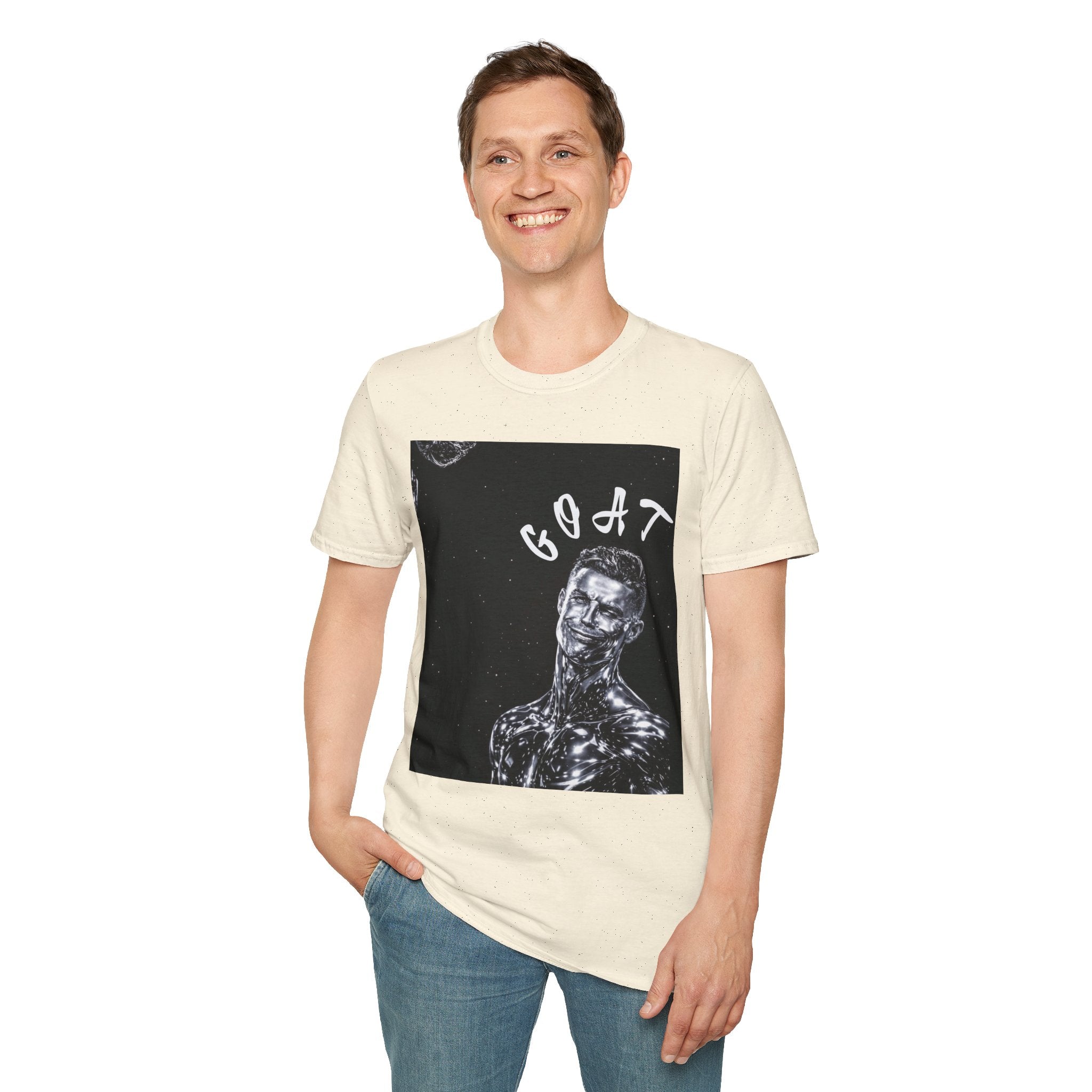 Cristiano Ronaldo GOAT Silver Surfer T-Shirt
