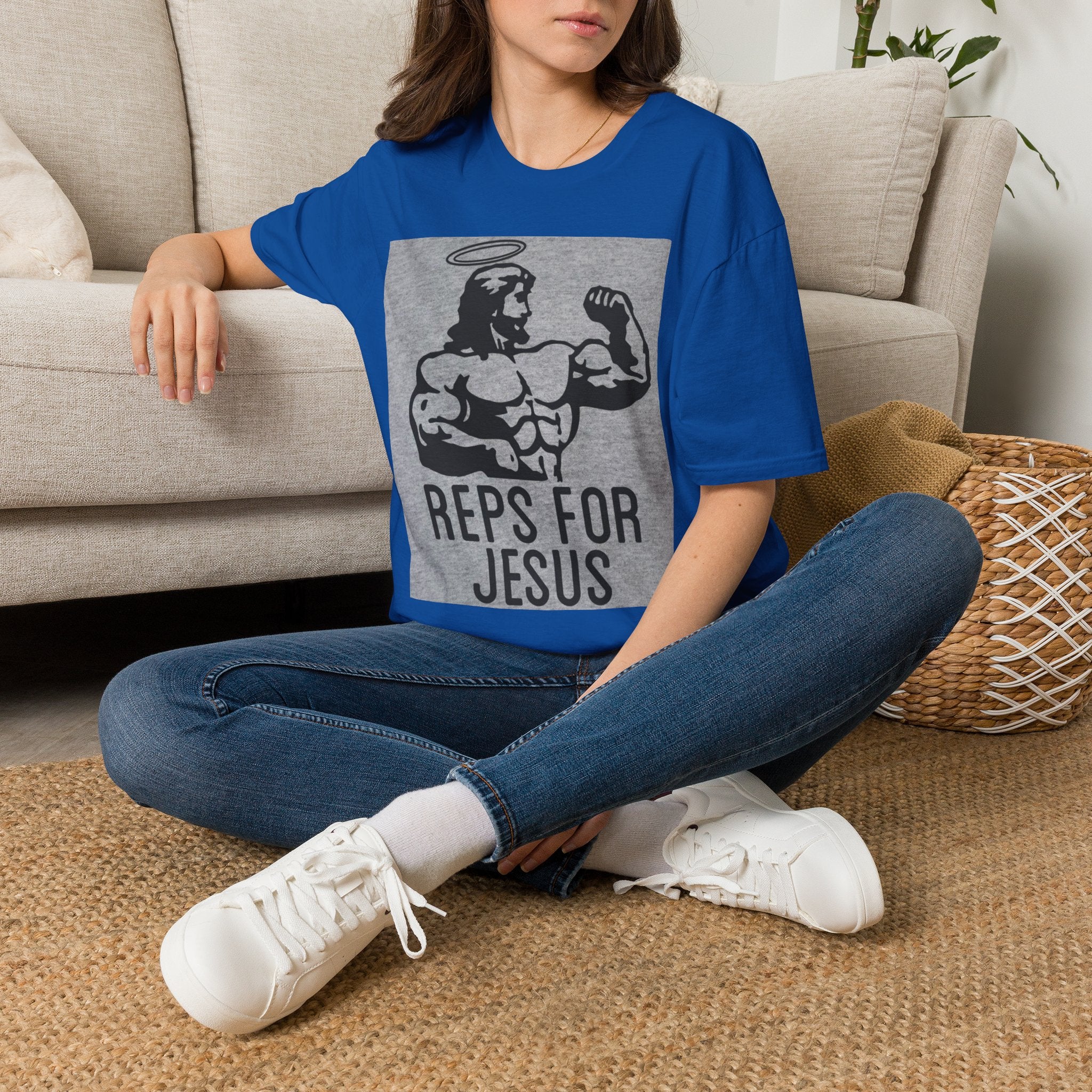Reps for Jesus T-Shirt — Christian Fitness Graphic Tee