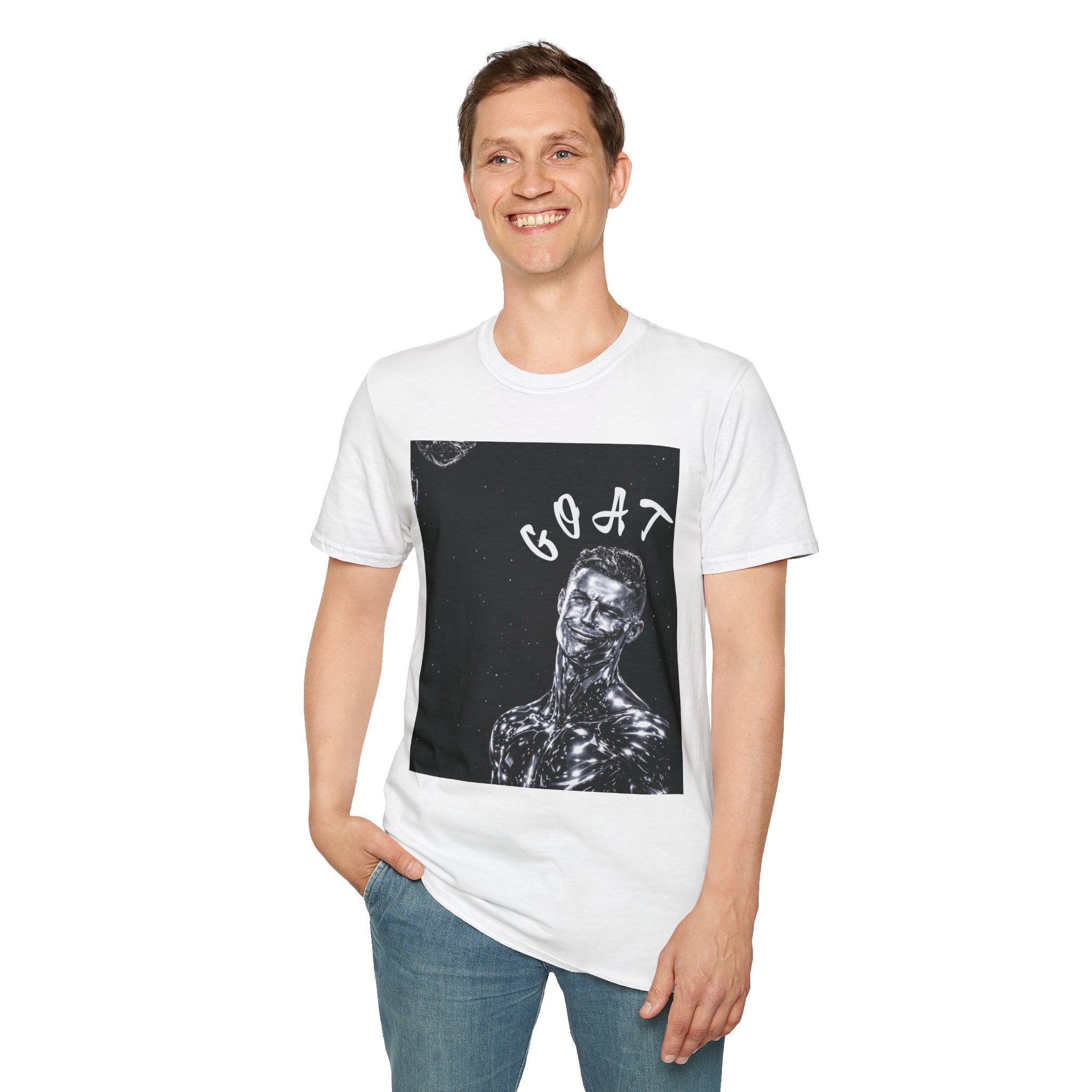 Cristiano Ronaldo GOAT Silver Surfer T-Shirt