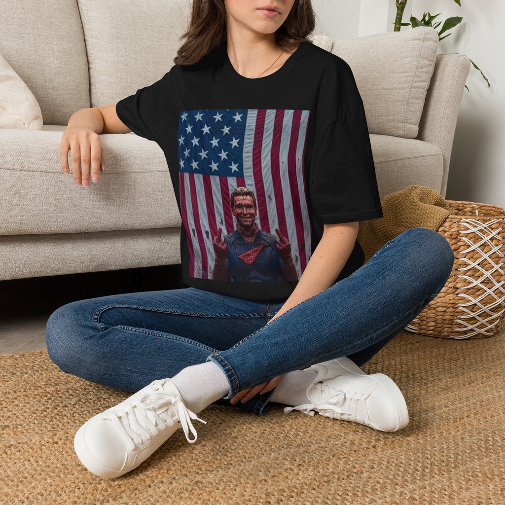 Homelander American Flag Y2K Shirt