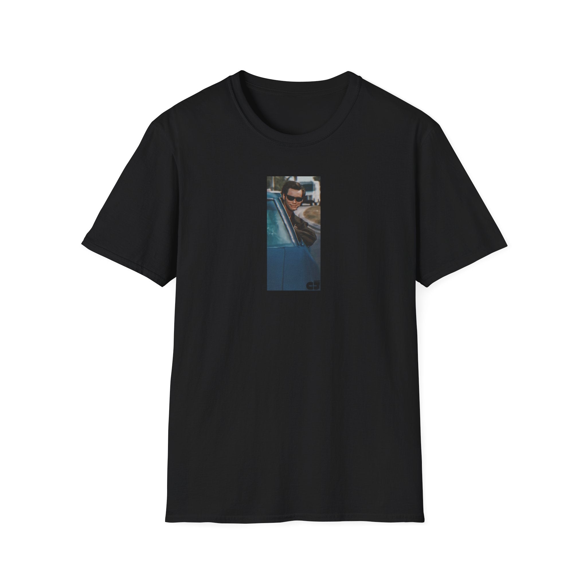 Jim Carrey Cool Car Sunglasses T-Shirt — Funny Retro Celebrity Tee