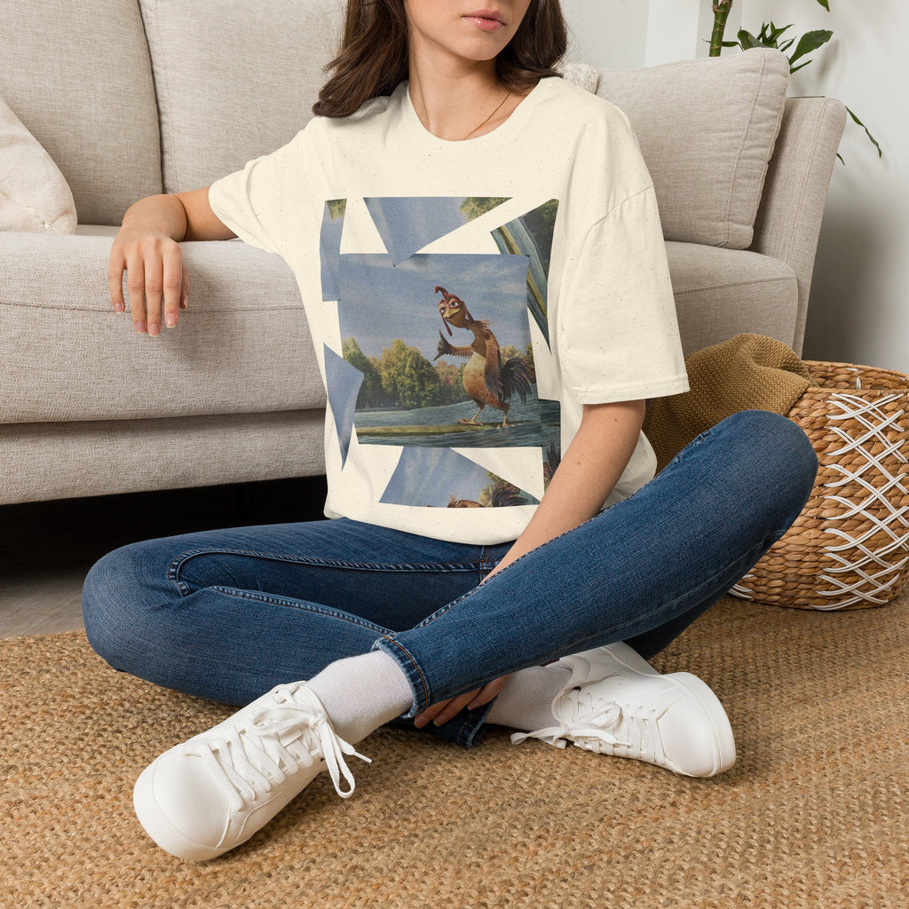 Chicken Joe Surf's Up T-Shirt — Laid-Back Surfing Rooster Tee