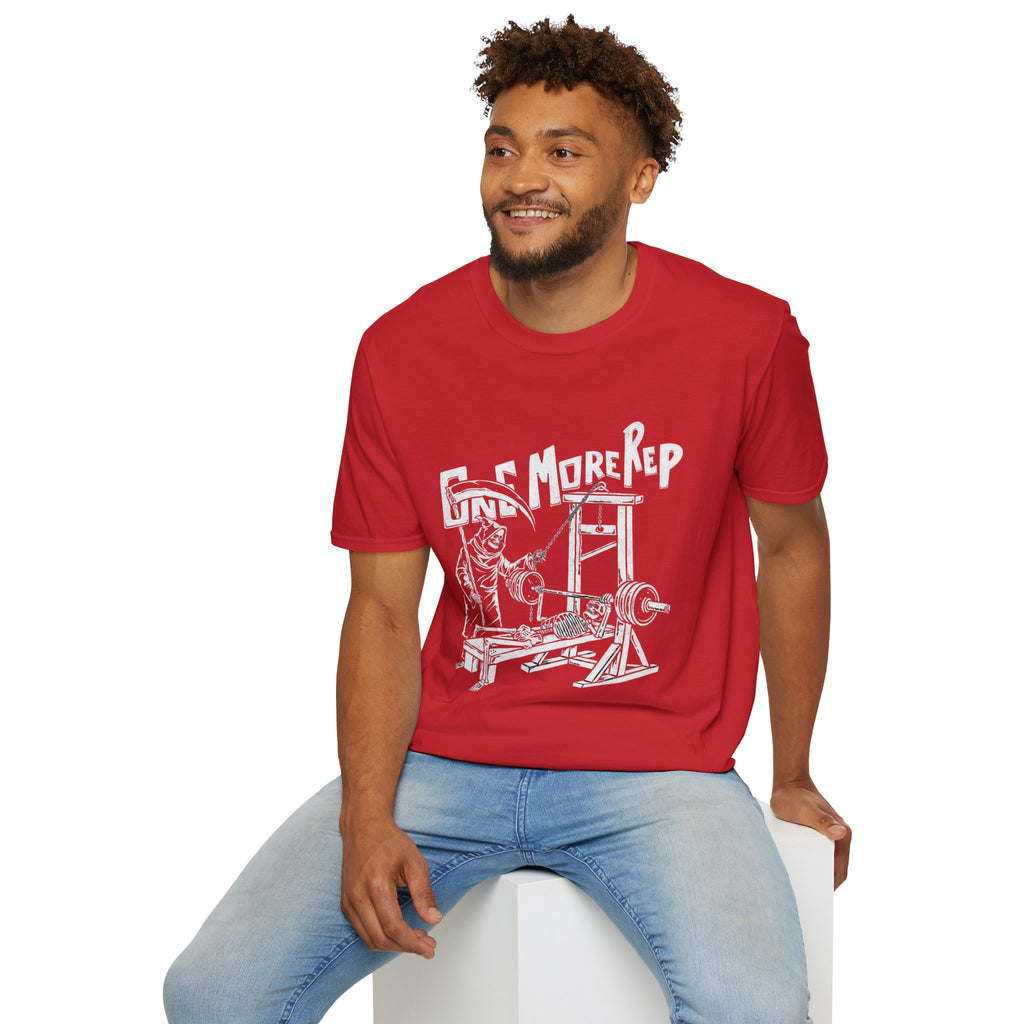 Grim Reaper 'One More Rep' Gym Workout Tee