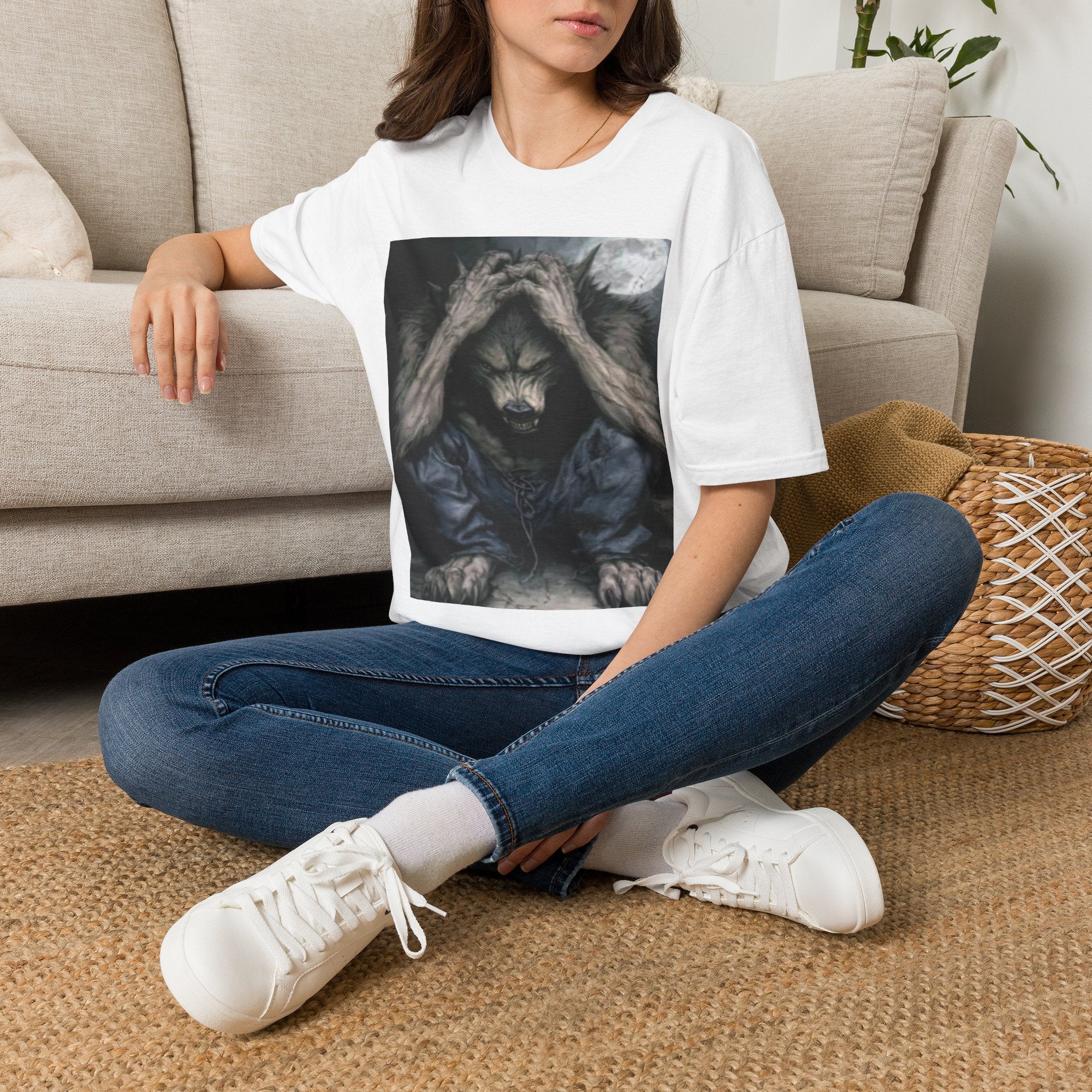 Lone Wolf Graphic Tee Y2K
