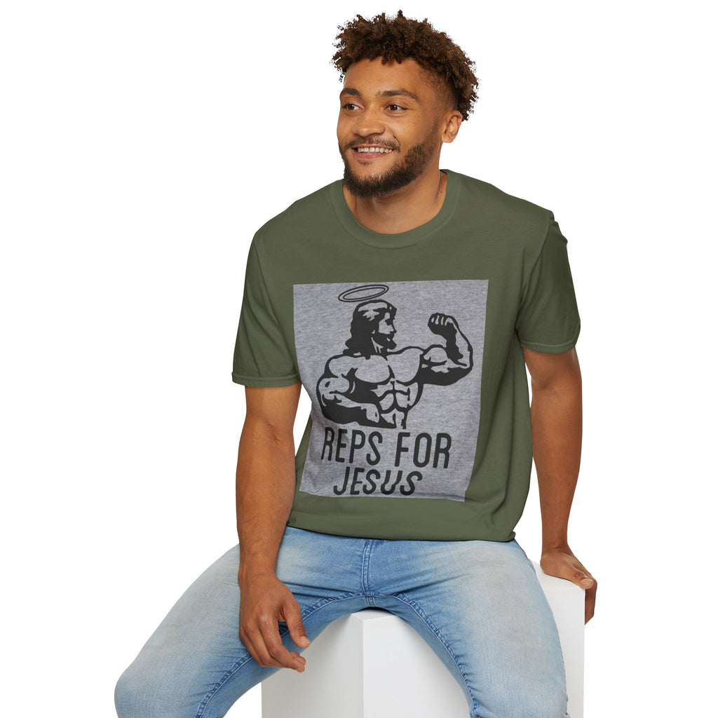 Reps for Jesus T-Shirt — Christian Fitness Graphic Tee