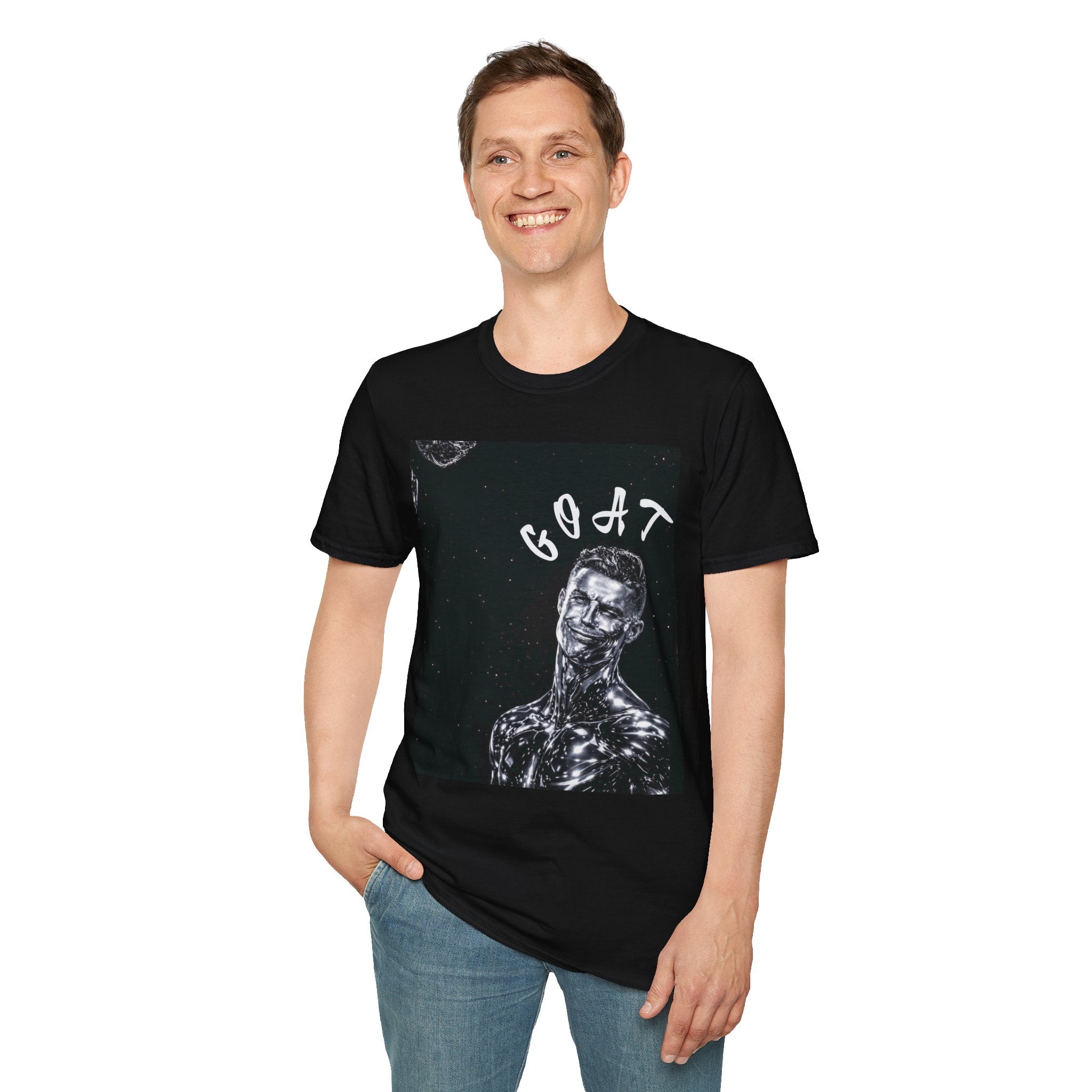 Cristiano Ronaldo GOAT Silver Surfer T-Shirt