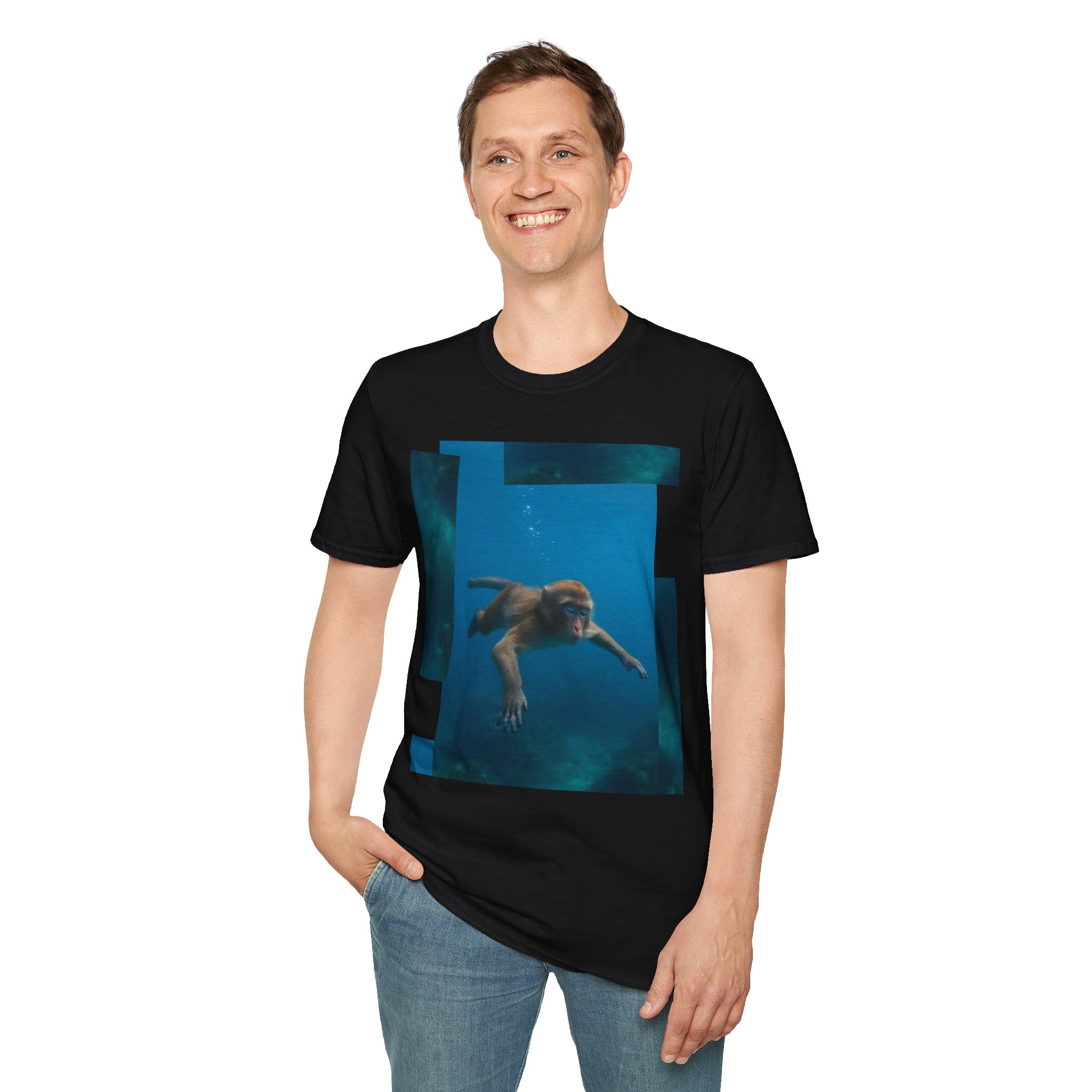 Nirvana Monkey Graphic T-shirt
